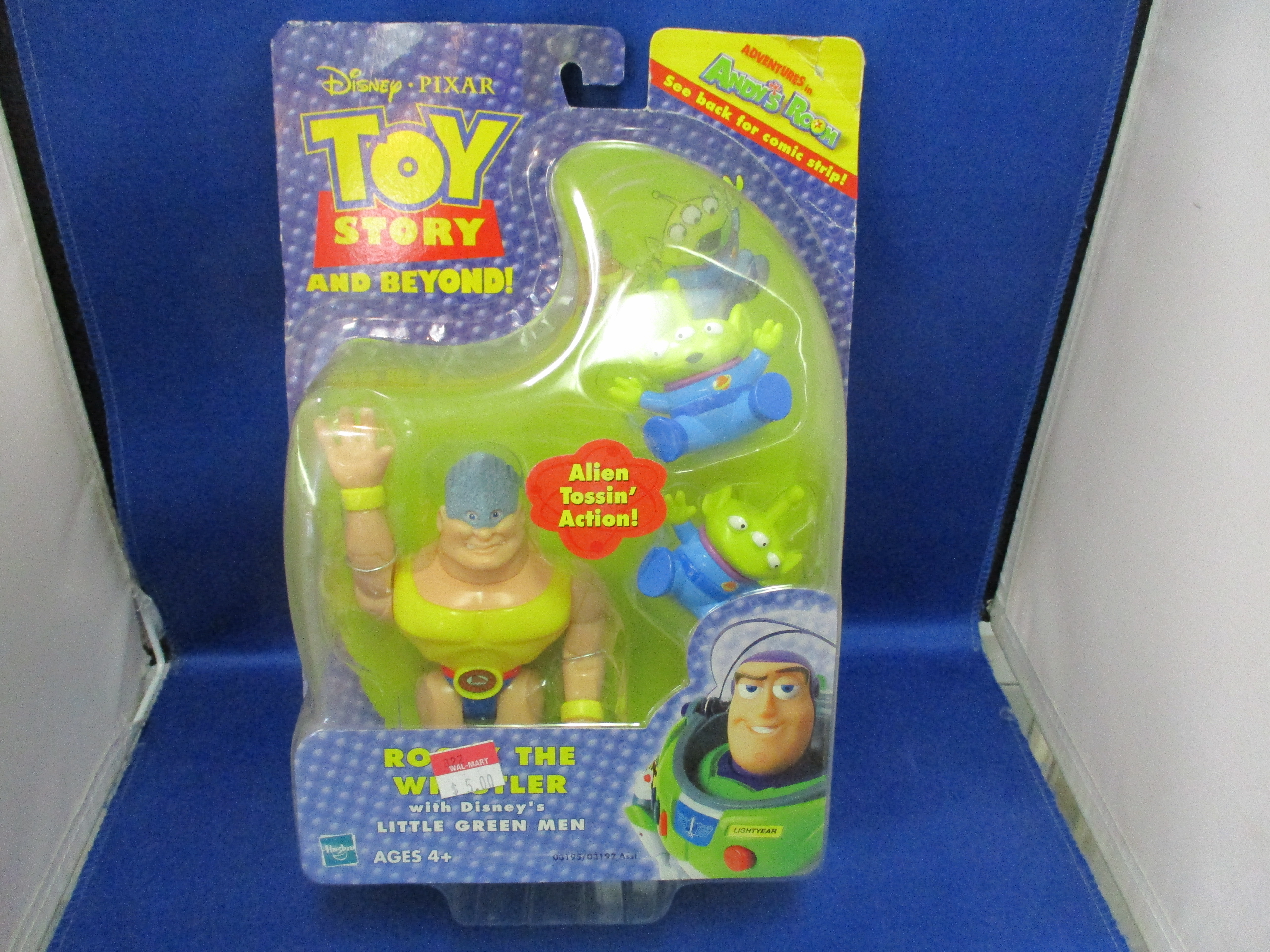 Toy Story and Beyond Rocky the Wrestler with Little Green Men