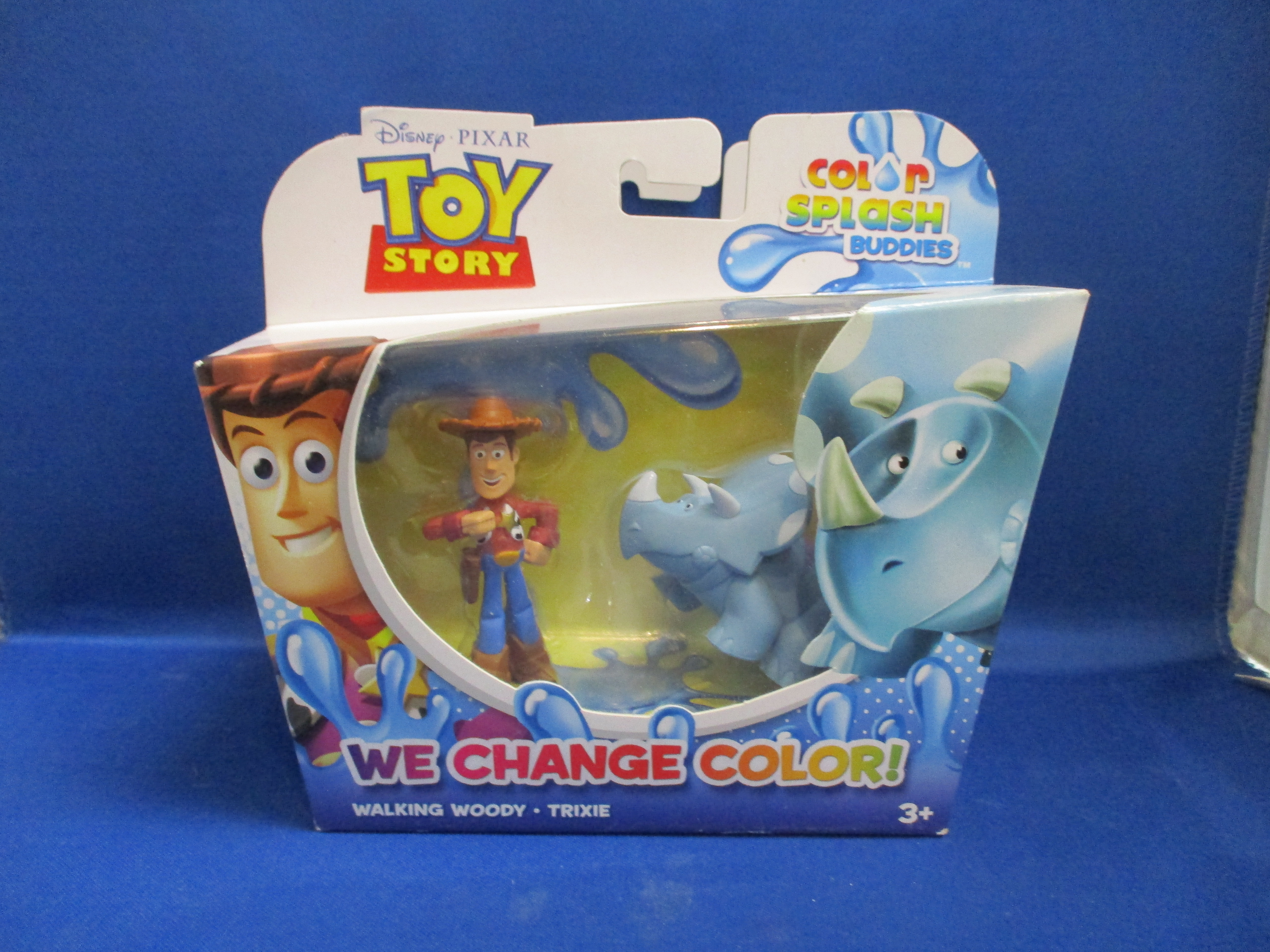 Toy Story Color Splash Buddies Walking Woody & Trixie