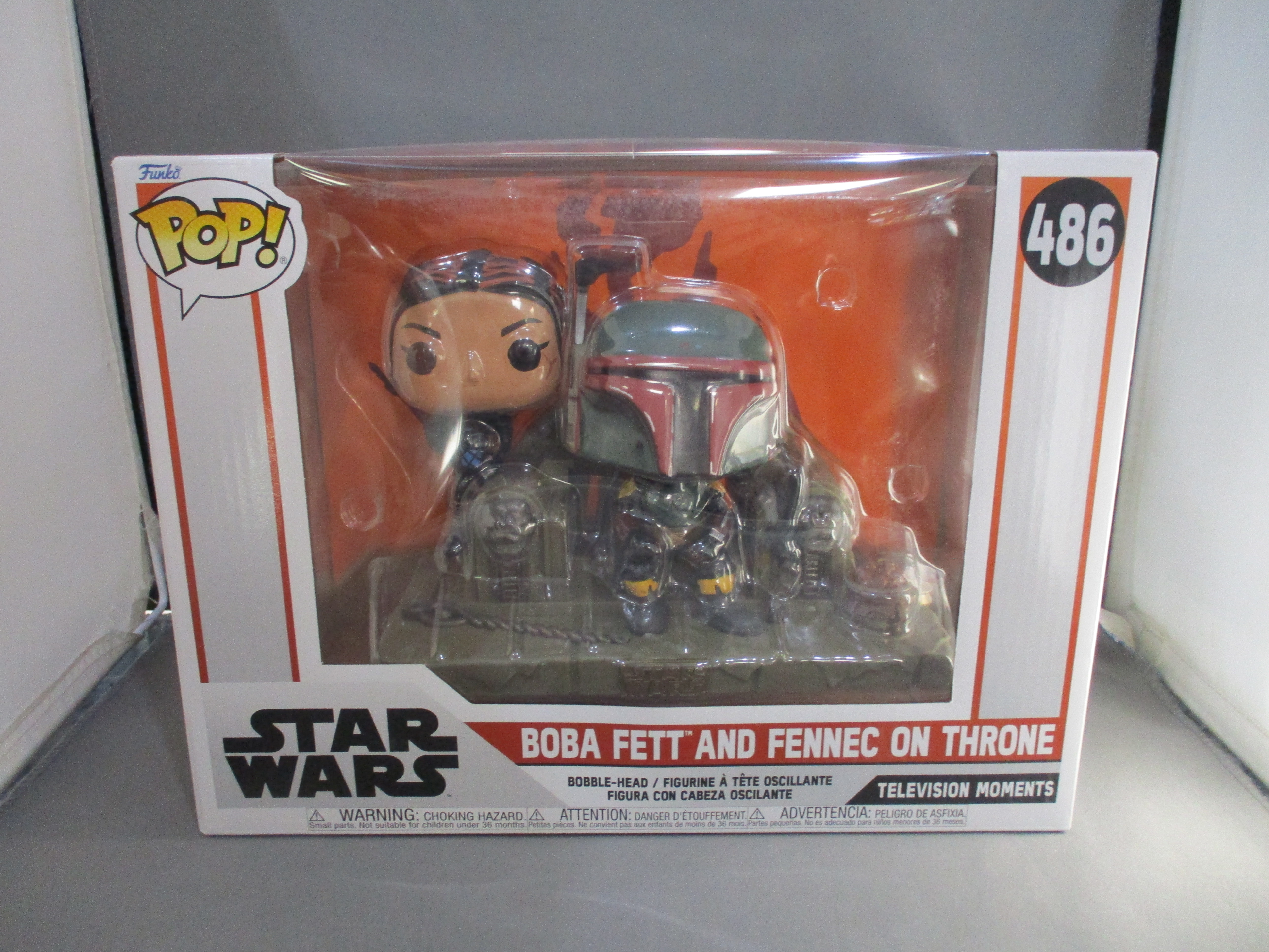 Funko Pop Star Wars #486 Boba Fett & Fennec On Throne