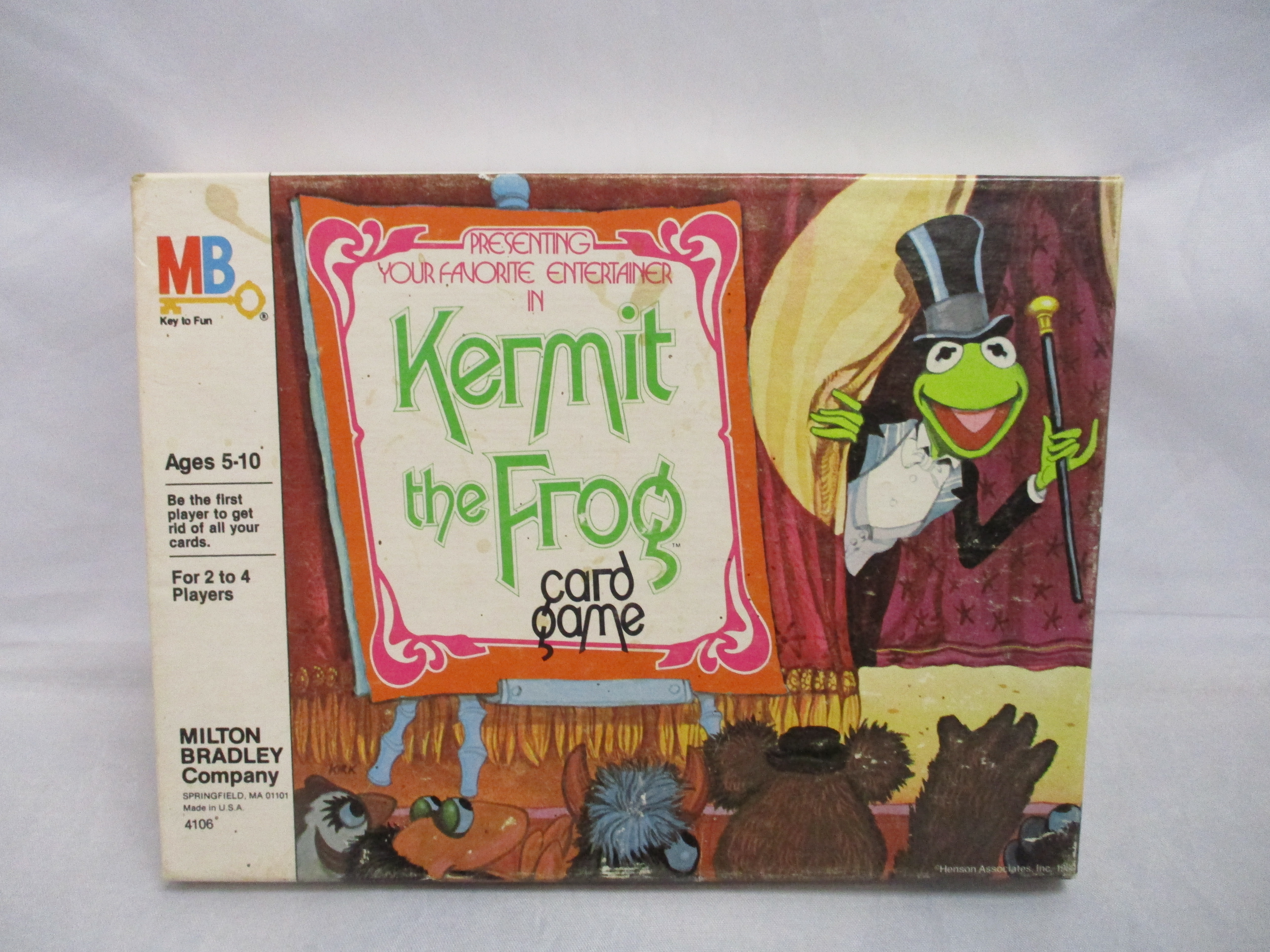 Milton Bradley Kermit The Frog Card Game