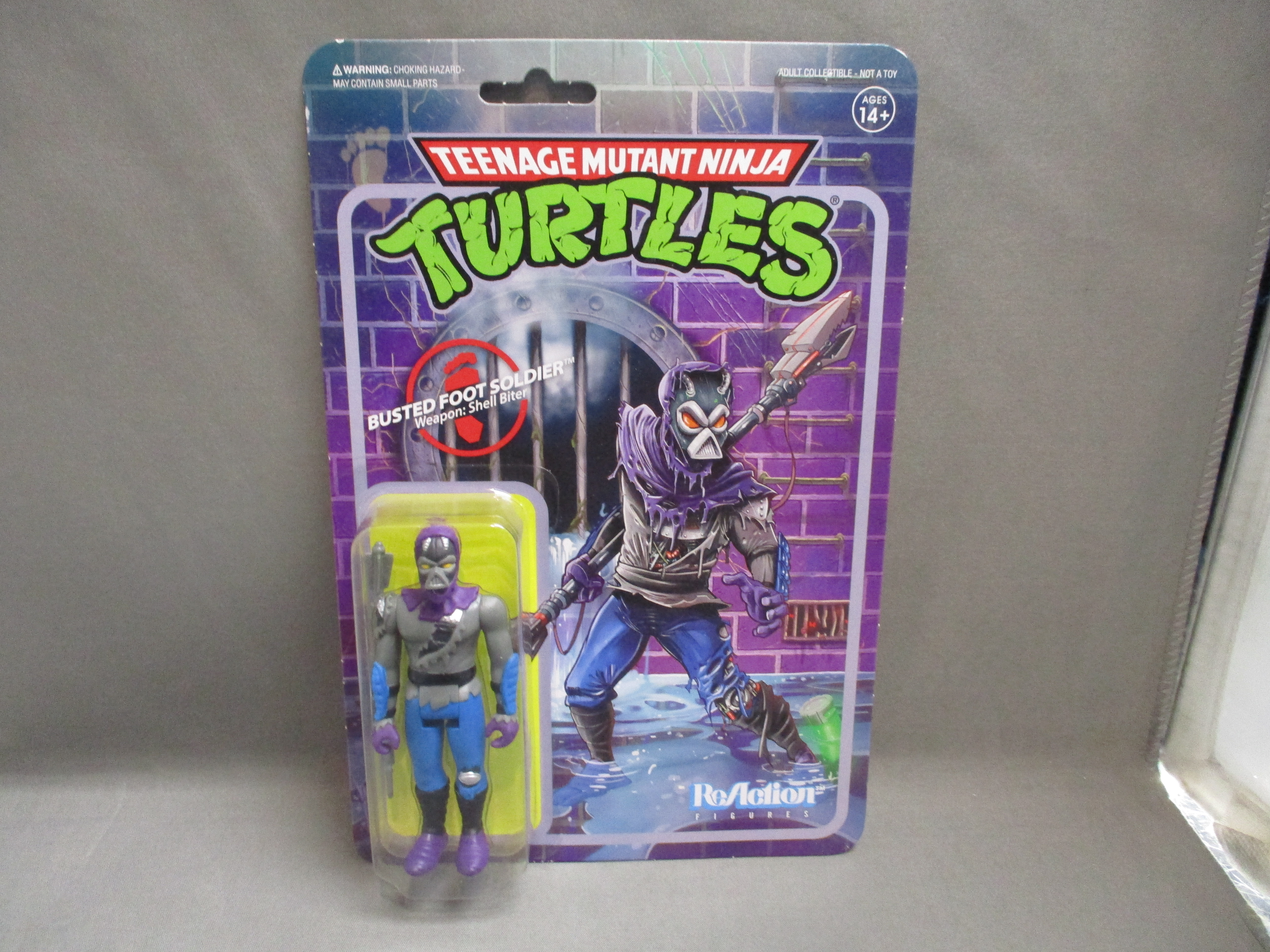 Super 7 Reaction TMNT Busted Foot Soldier