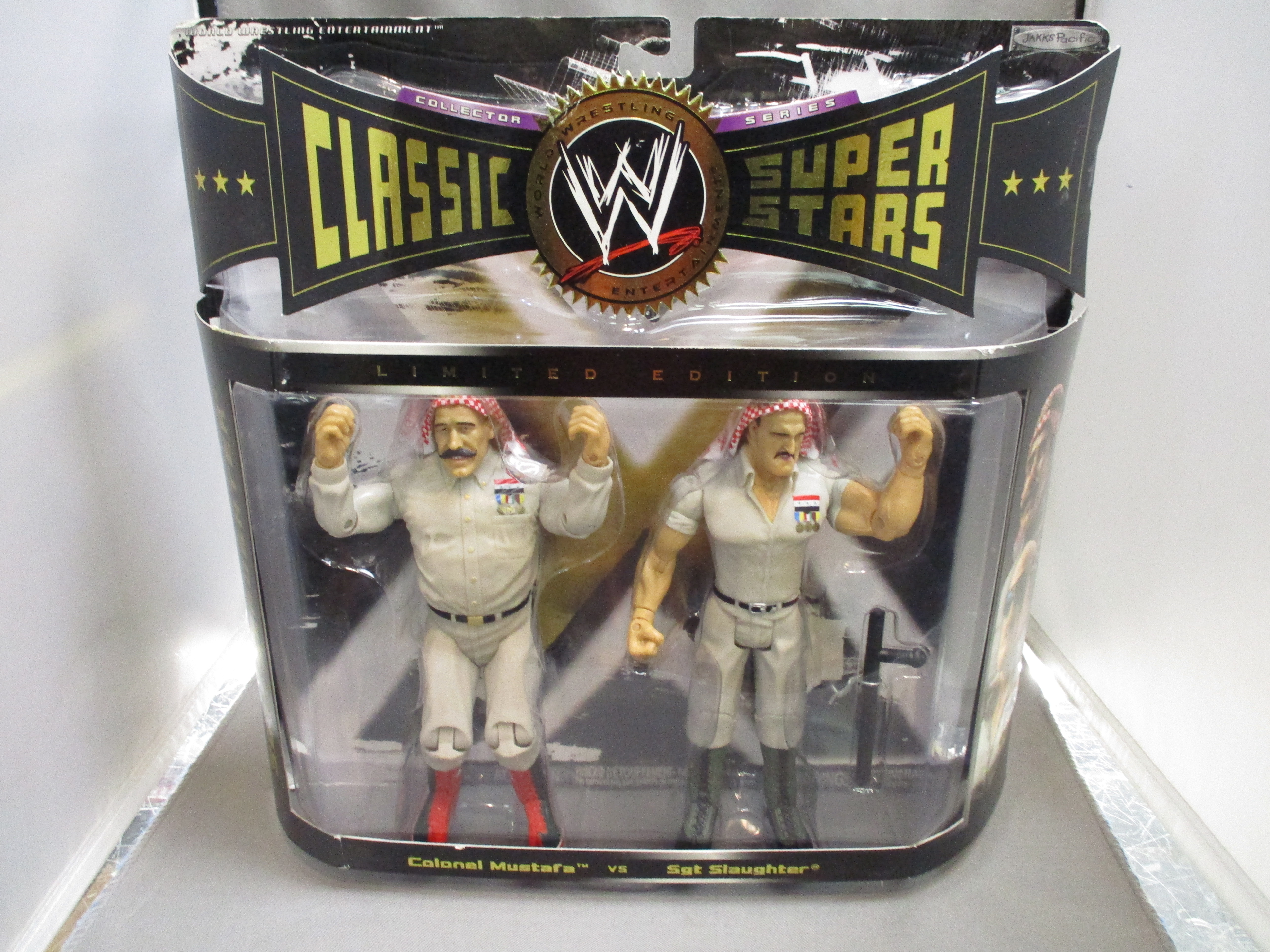 WWF Classic Superstars Colonel Mustafa vs Sgt Slaughter