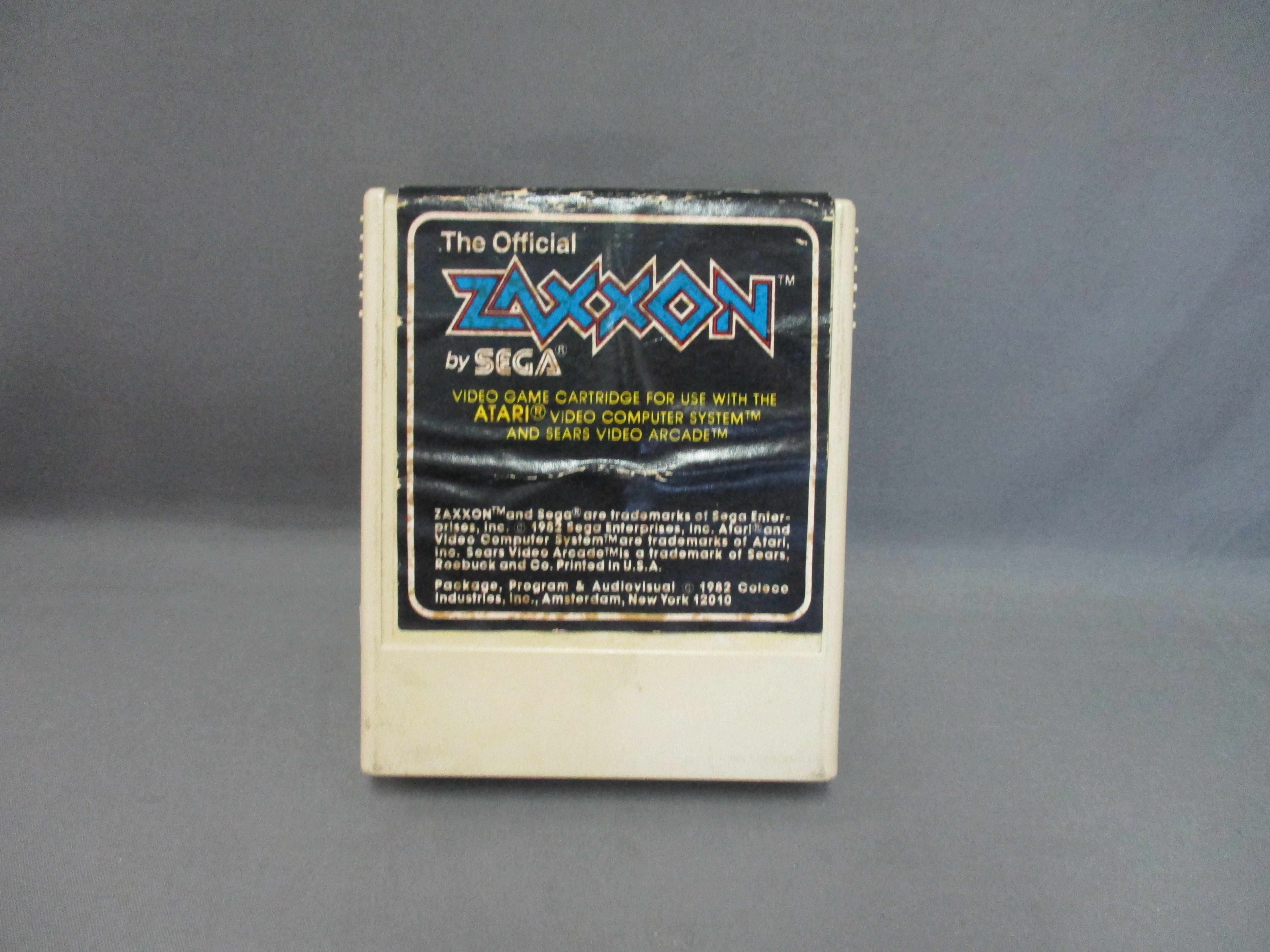 1982 Atari The Official Zaxxon by Sega