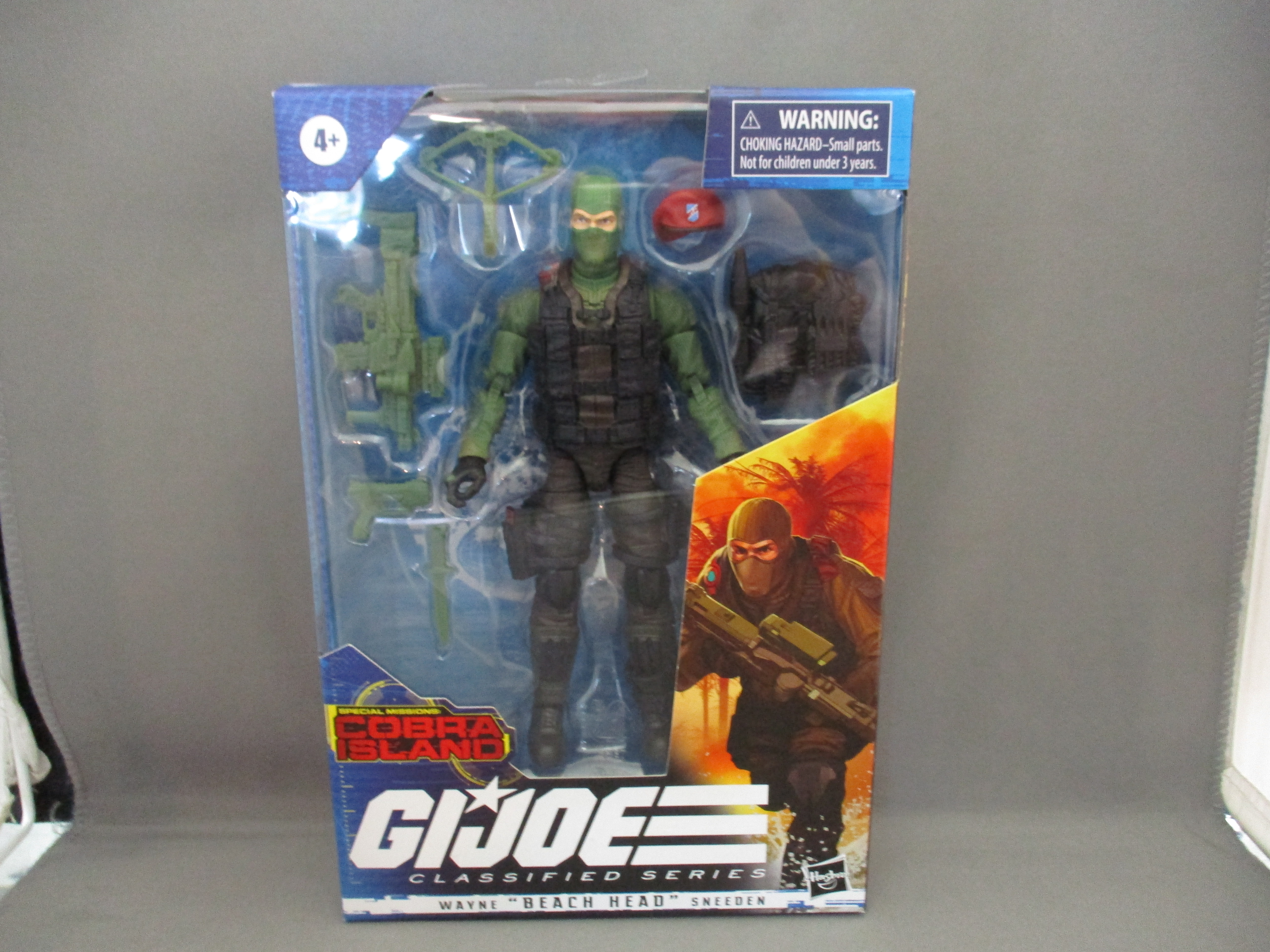 G I Joe Classified Series #10 Cobra Island Wayne "Beach Head" Sneeden