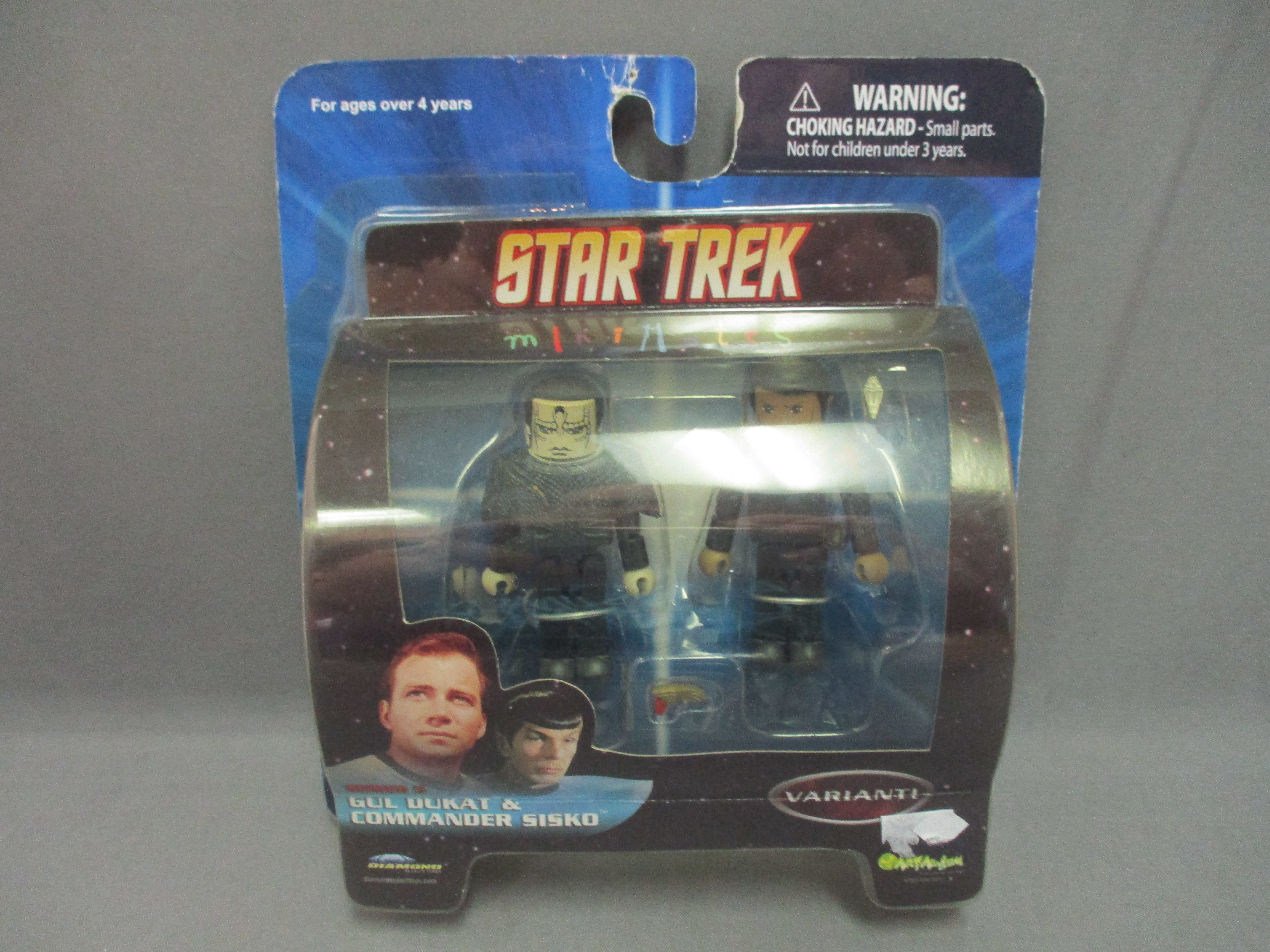 Star Trek Minimates Gul Dukat / Commander Sisko 2 Pack