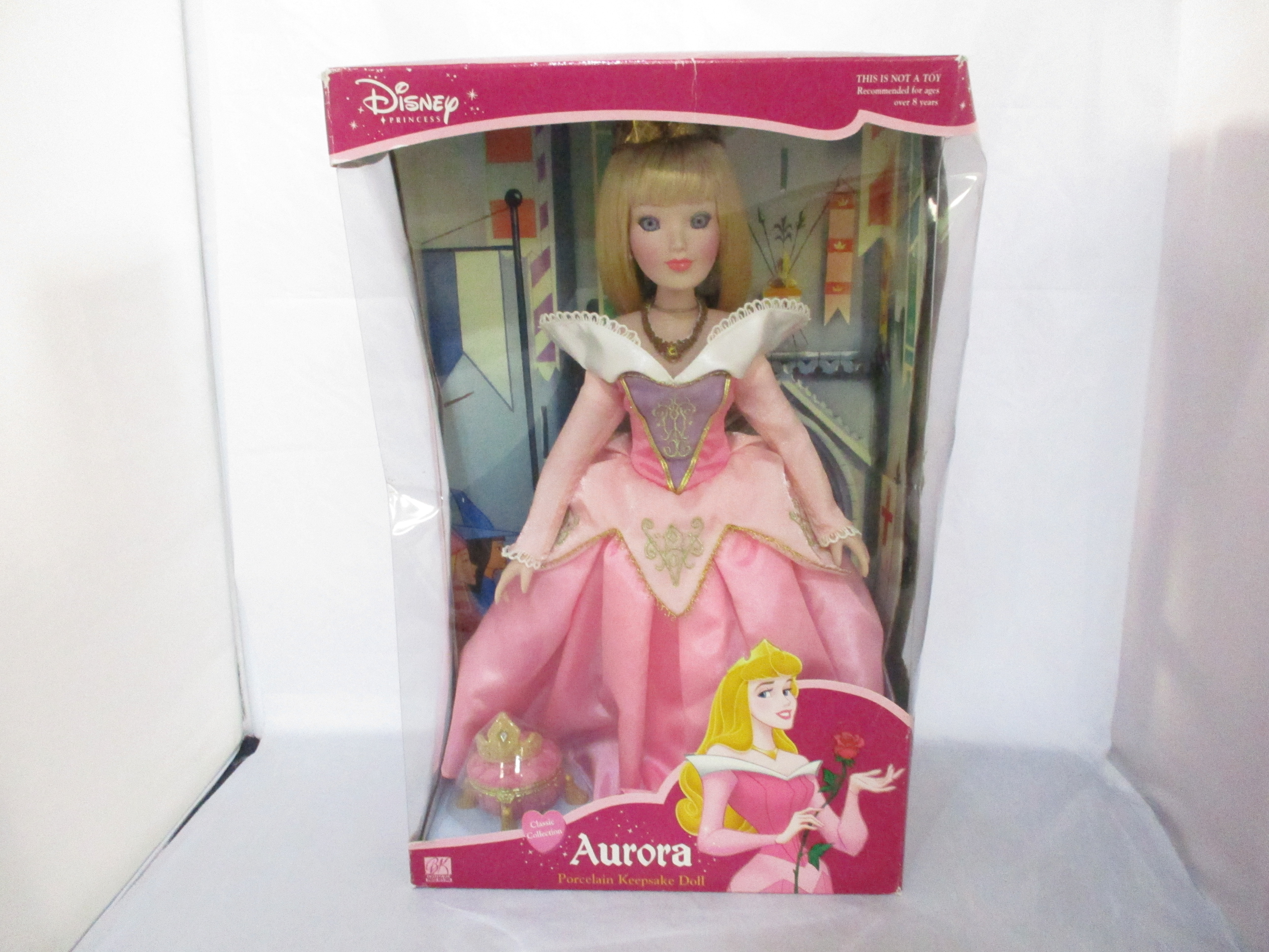 Disney Princess Porcelain Keepsake Doll Classic Collection Aurora