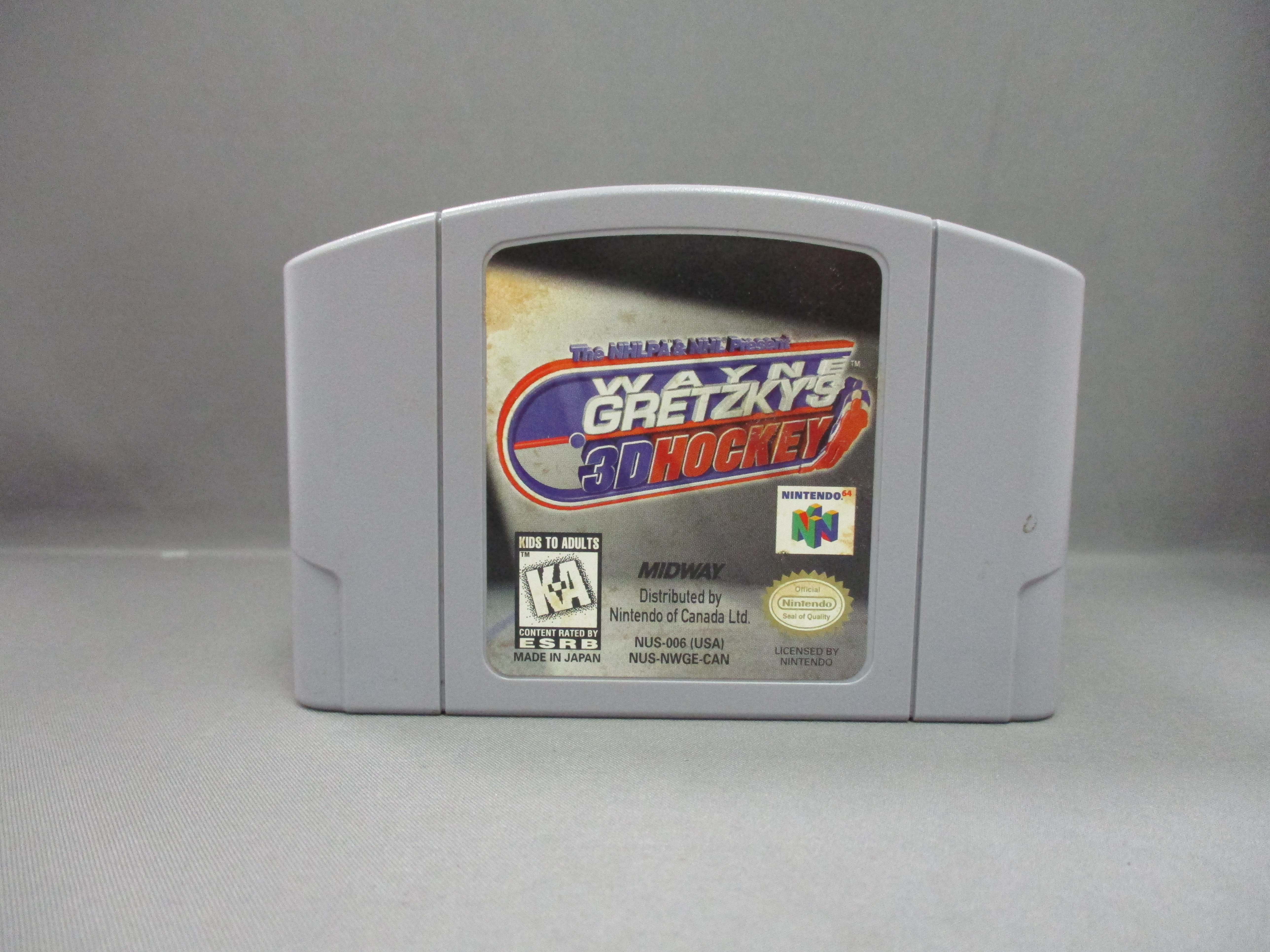 Nintendo 64 Wayne Gretzky's 3D Hockey Nintendo 64 Wayne Gretzky's 3D Hockey