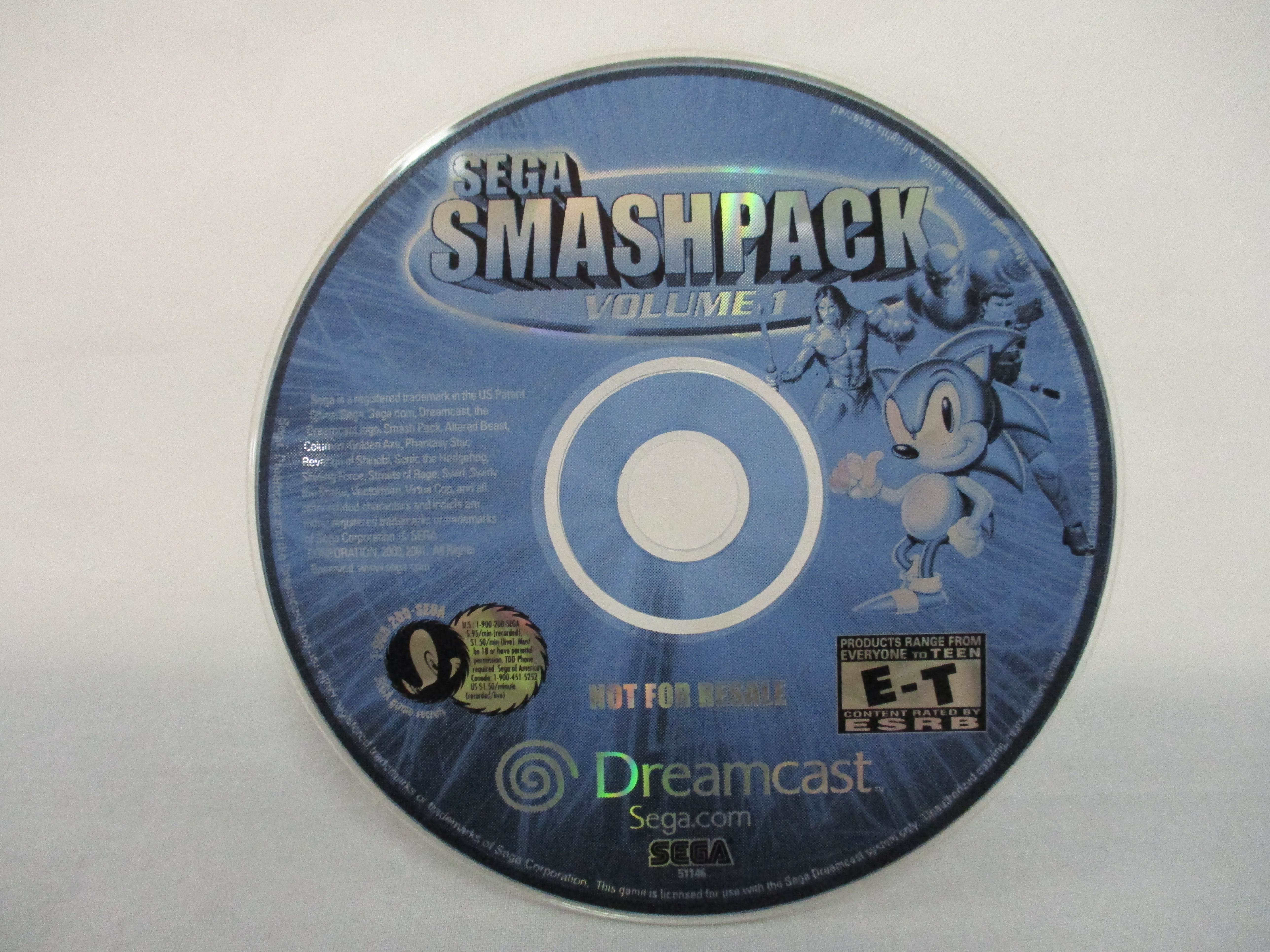 Sega Dreamcast Sega Smashpack Volume 1