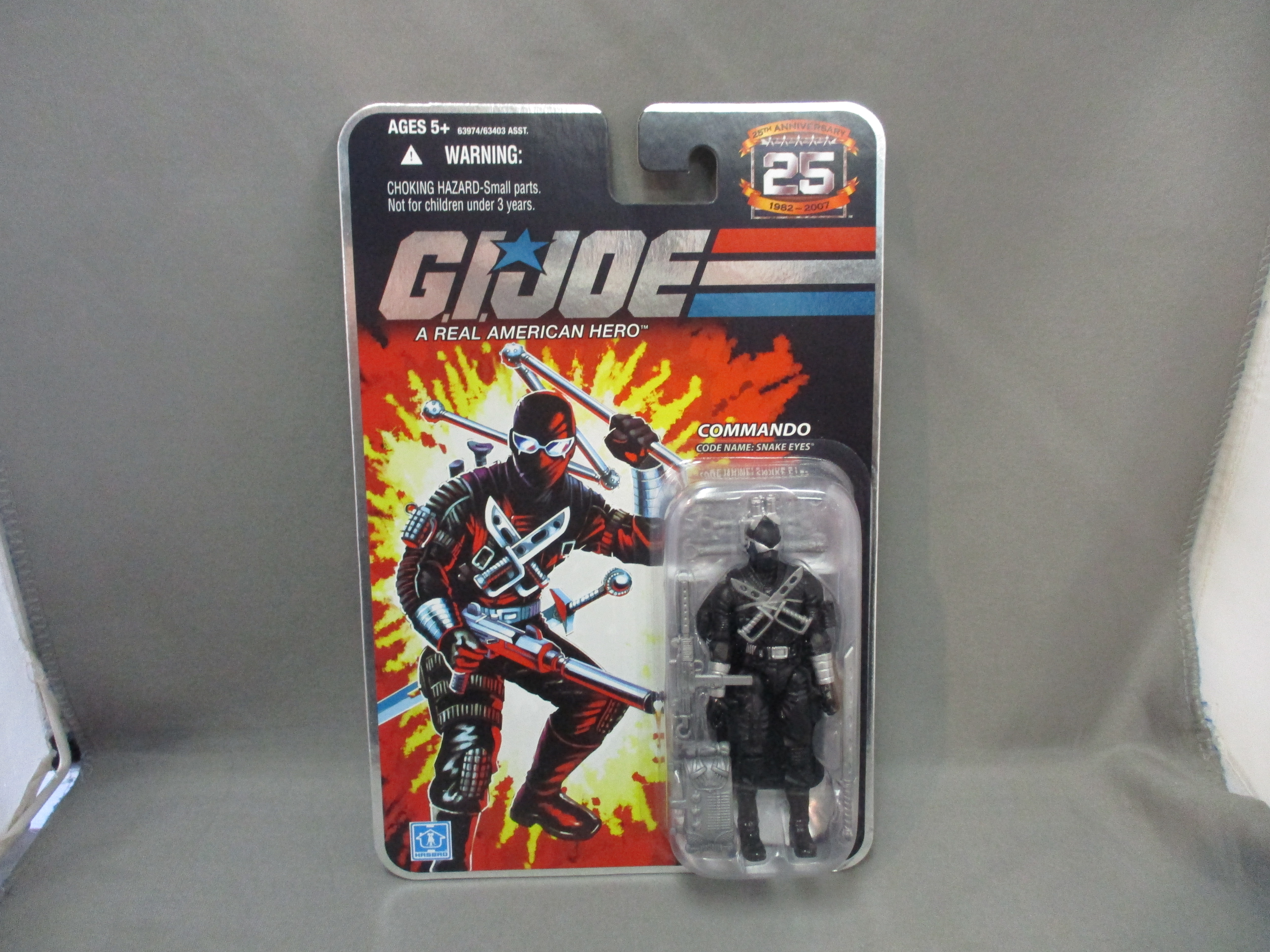 G.I. Joe 25th Anniversary Commando Snake Eyes