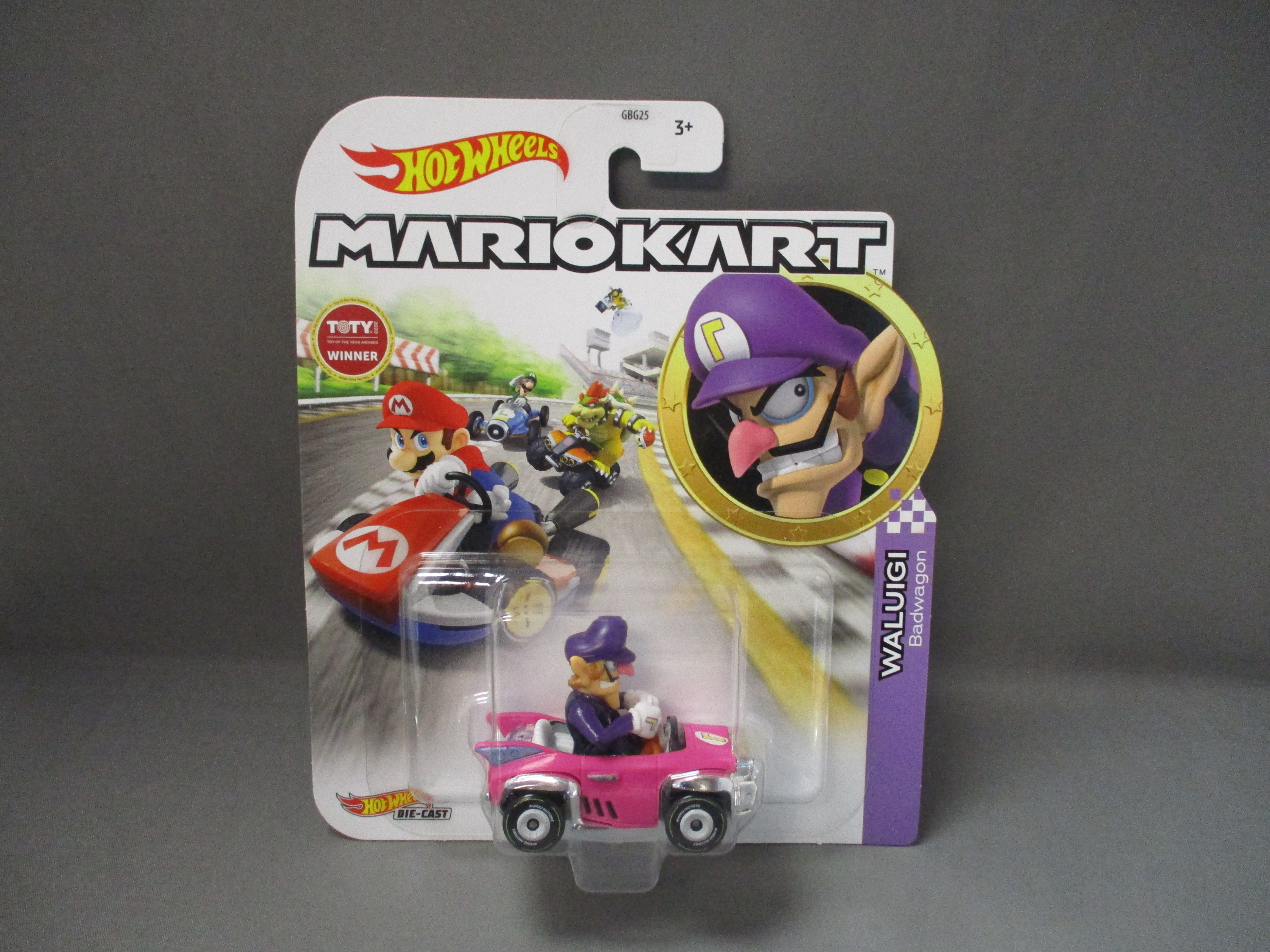 Hot Wheels Mario Kart Waluigi