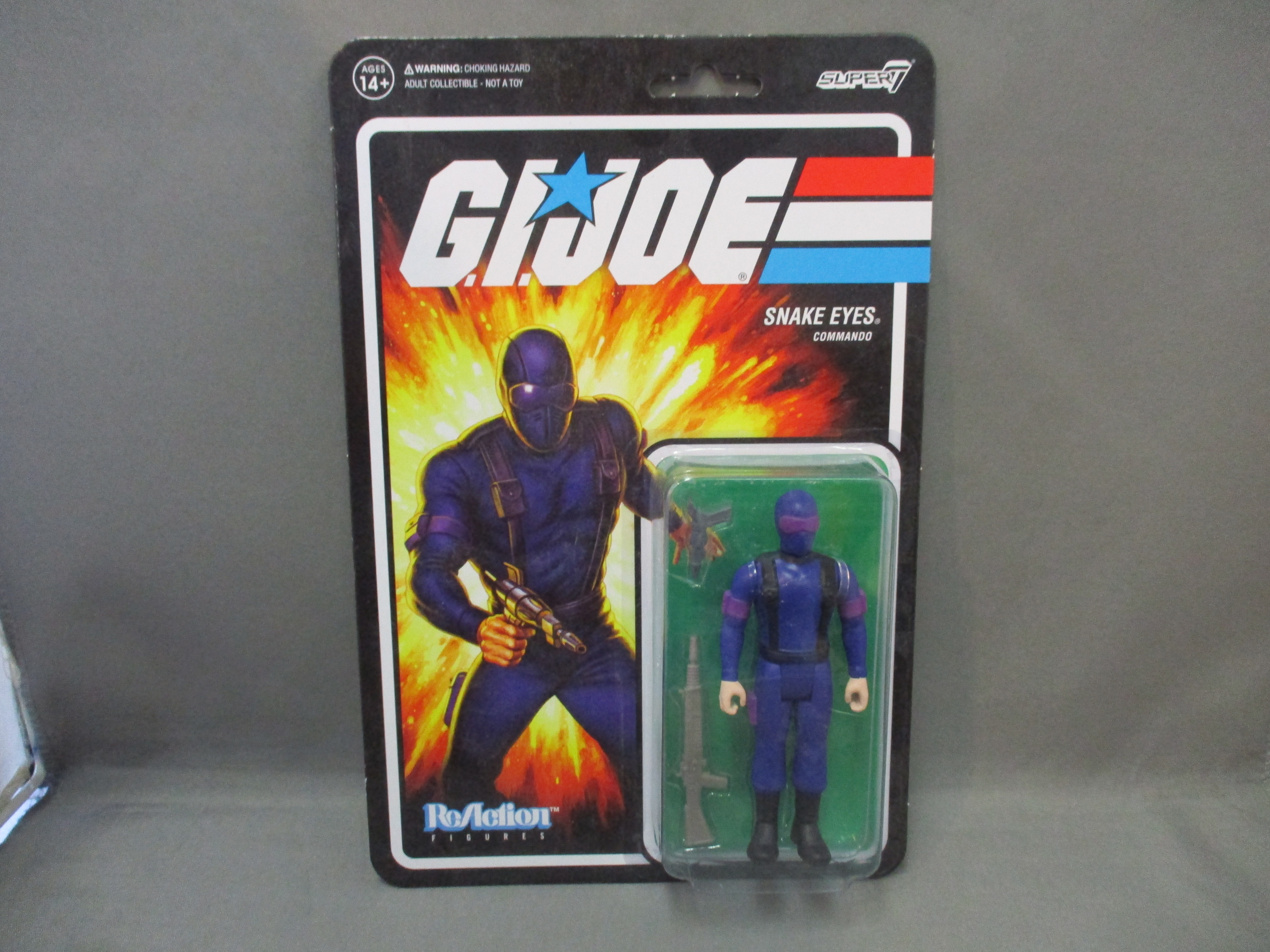 Super 7 Reaction G.I.Joe Snake Eyes