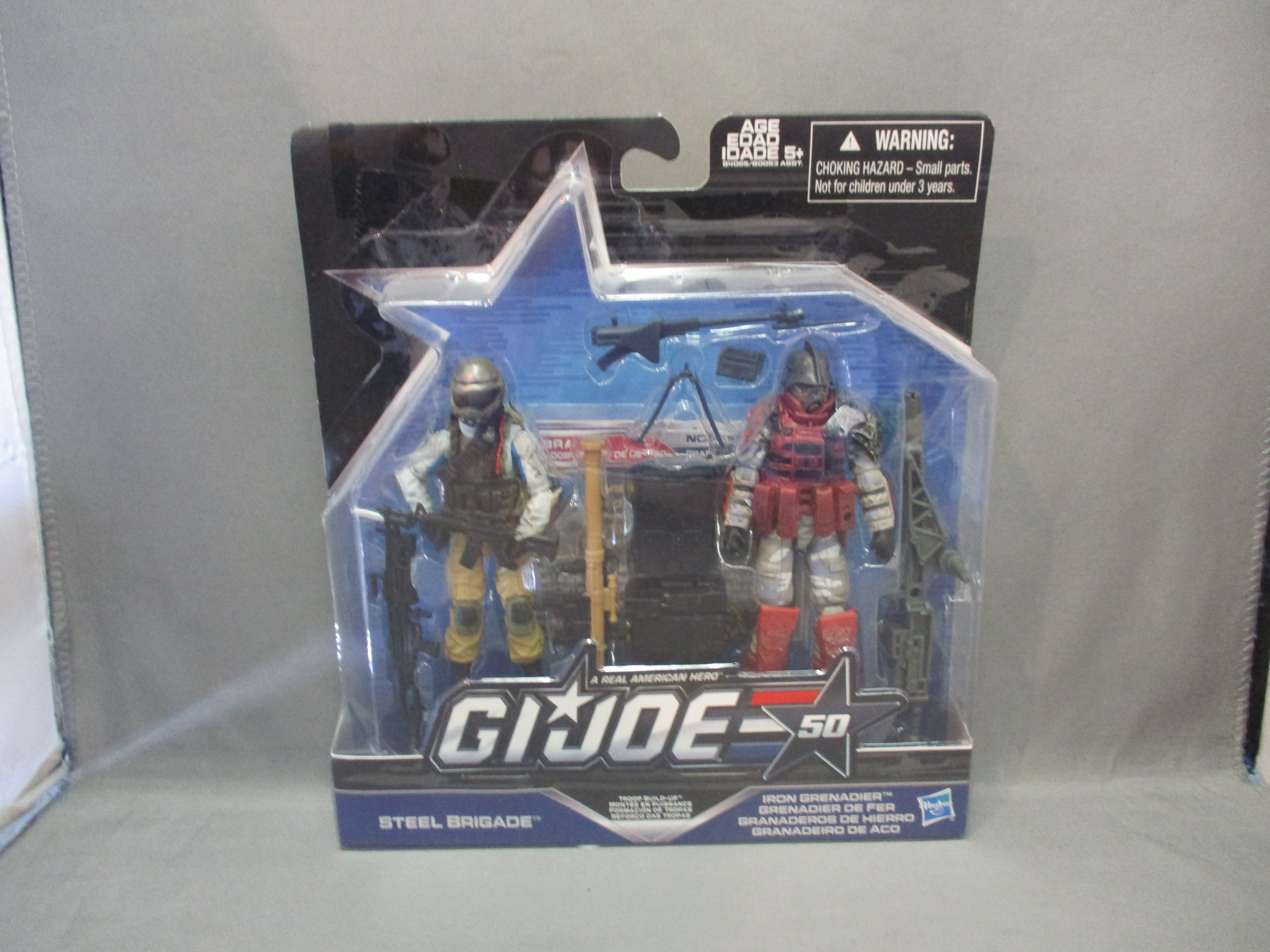 G.I. Joe 50th Anniversary Steel Brigade & Iron Grenadier