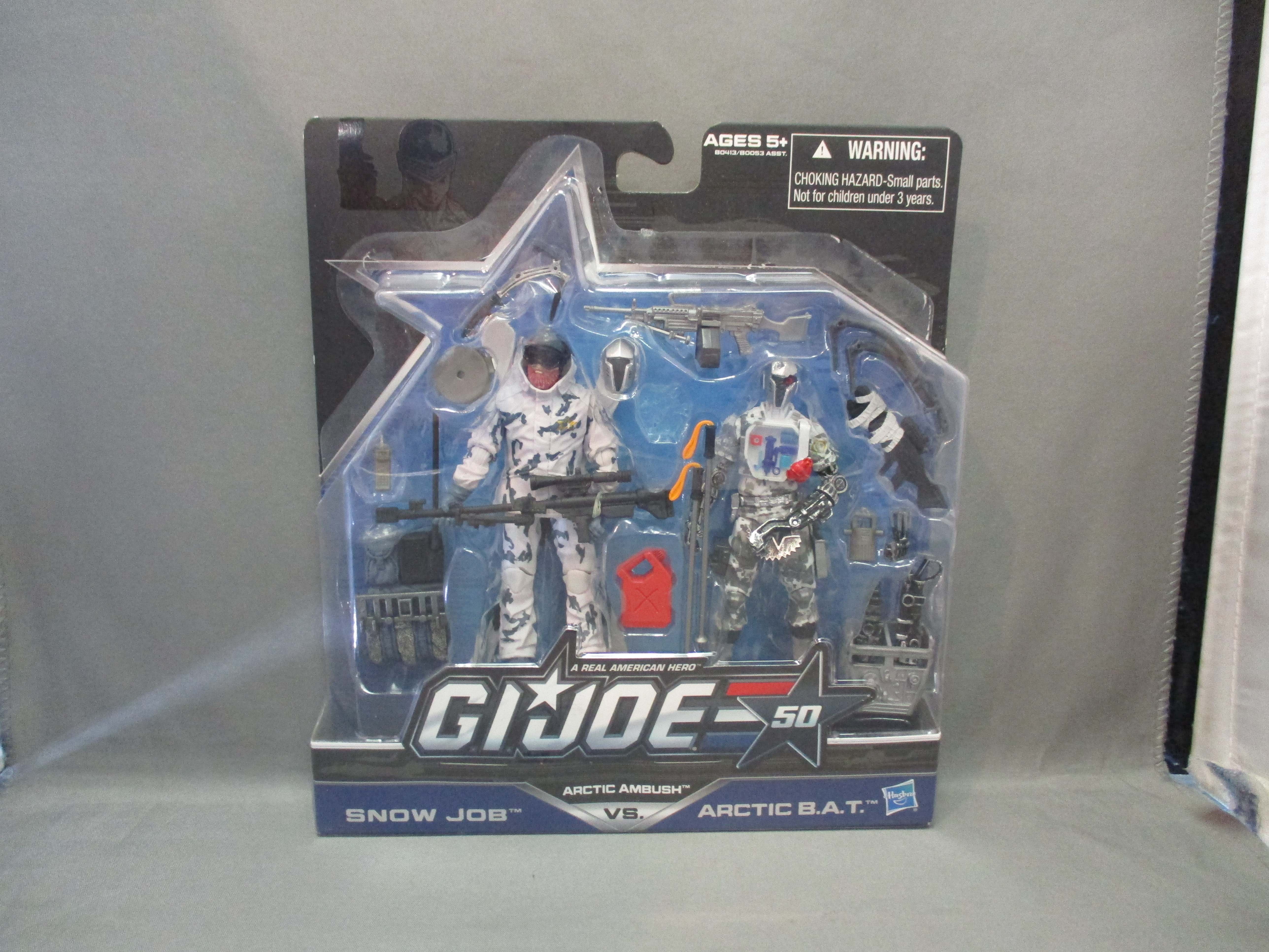 G.I. Joe 50th Anniversary Snow Job Vs. Arctic B.A.T.