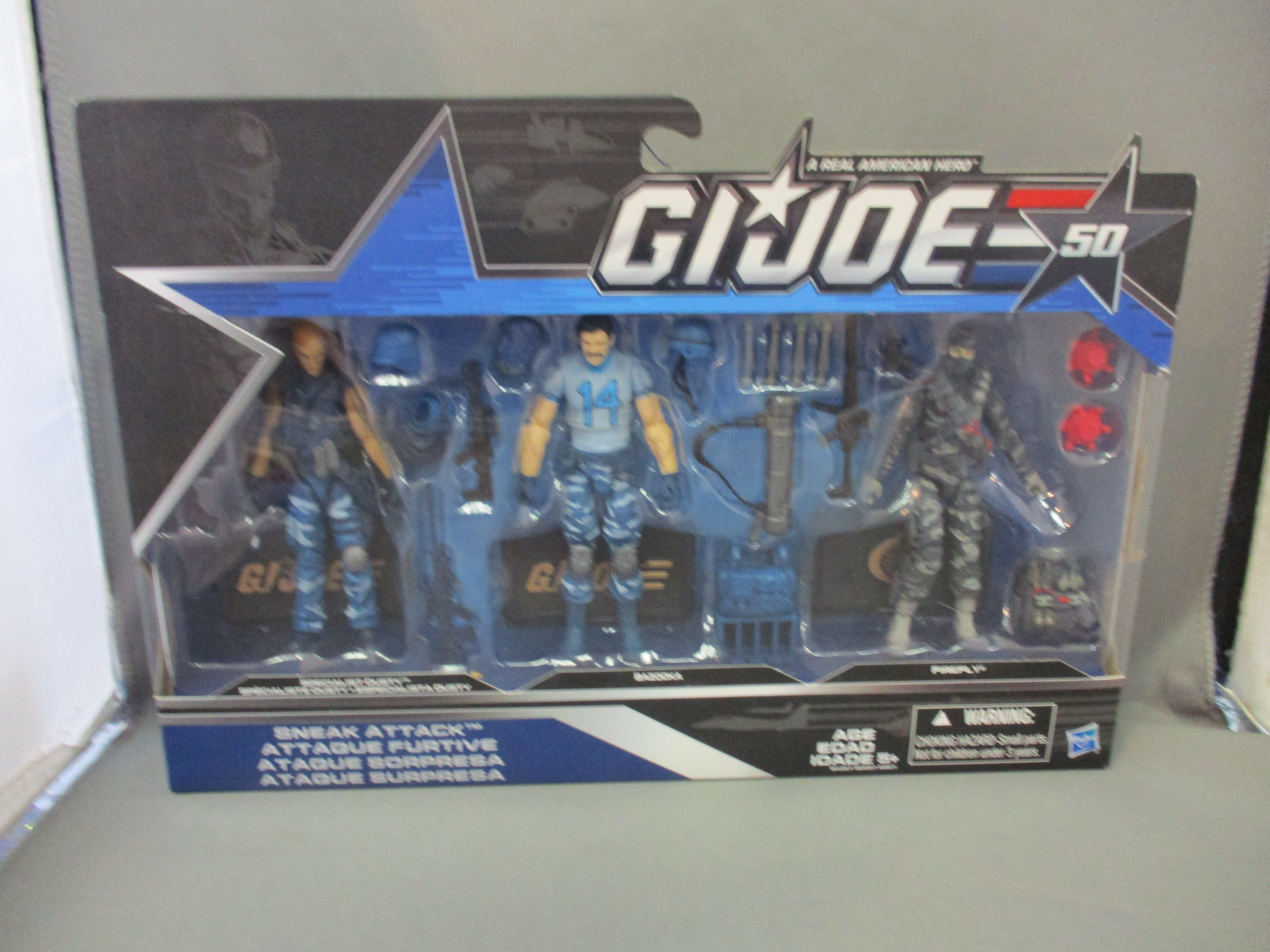 G.I. Joe 50th Anniversary Sneak Attack 3 Pack