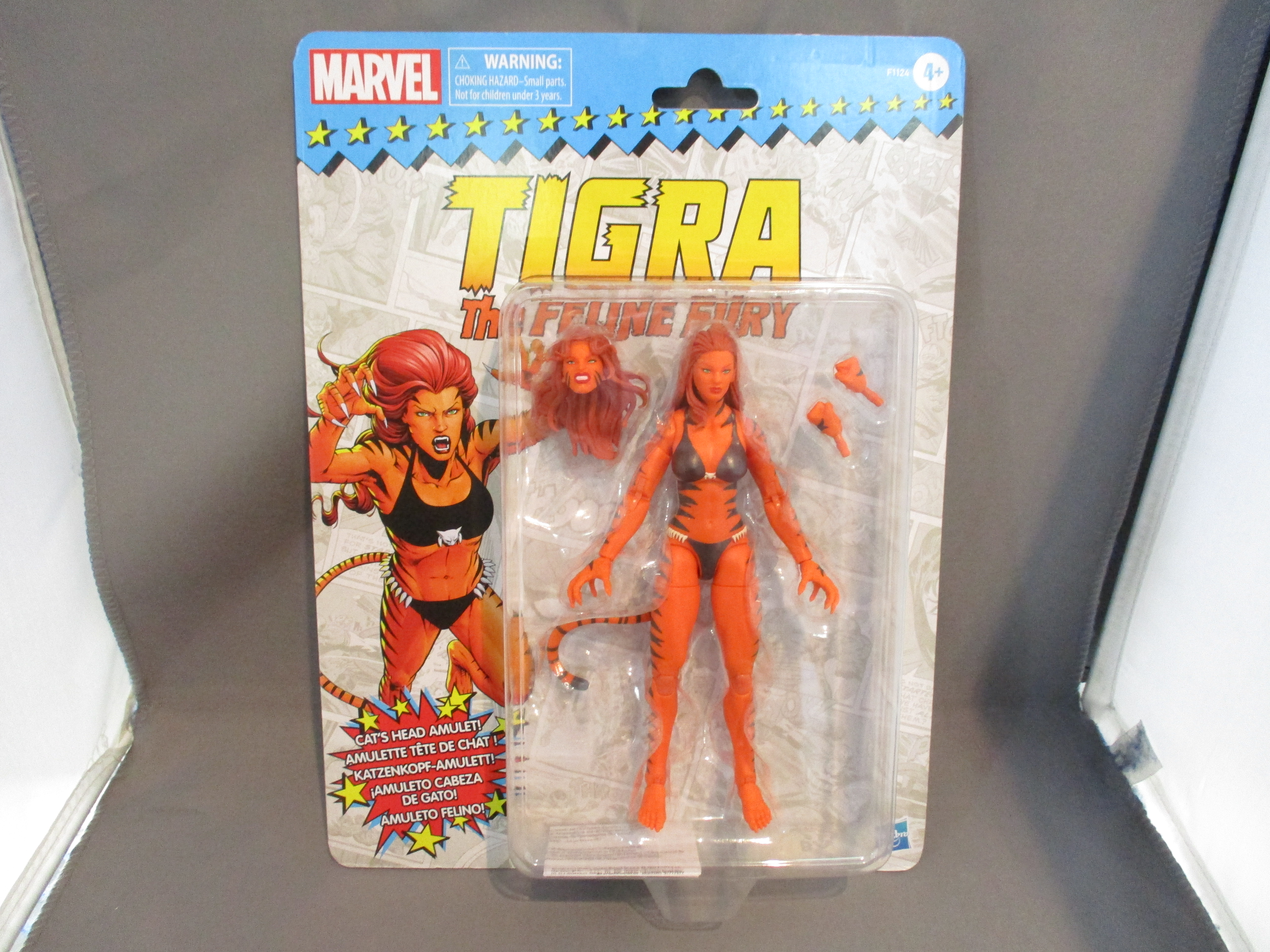 Marvel Legends Retro Card Tigra The Feline Fury
