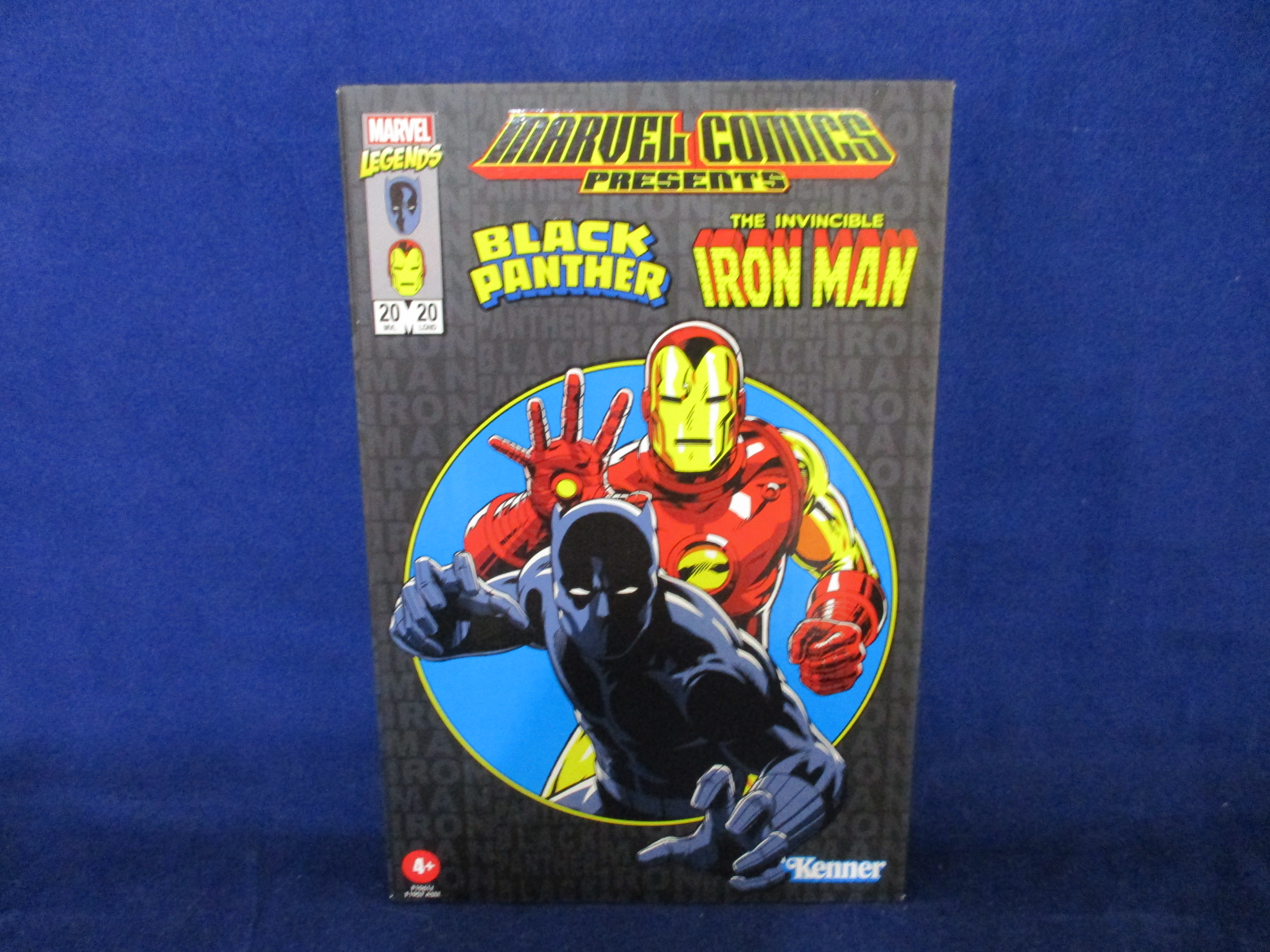 Hasbro Marvel Legends Retro 3.75 Iron Man / Black Panther