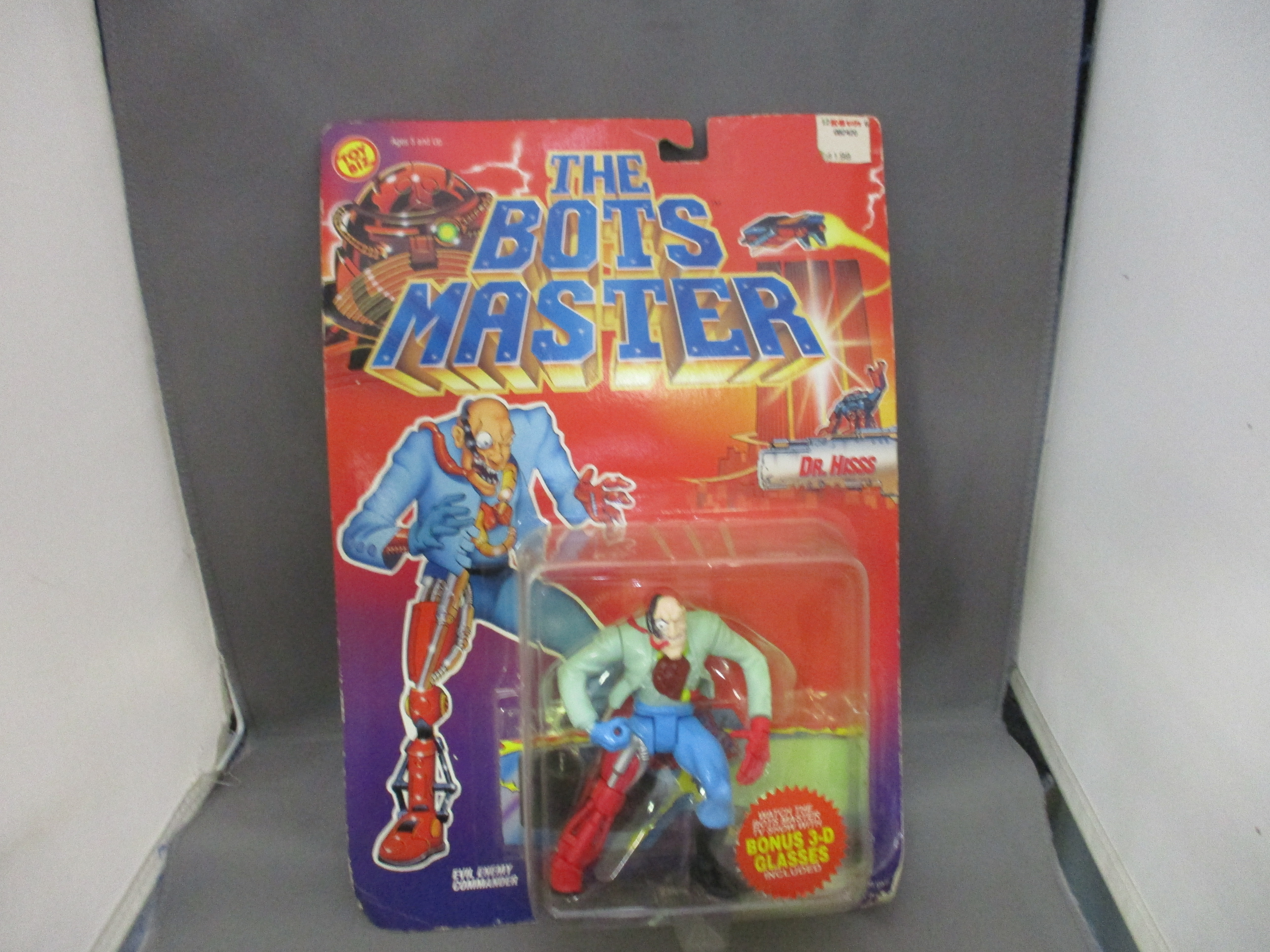 Toybiz The Bots Master Evil Enemy Commander Dr. Hisss