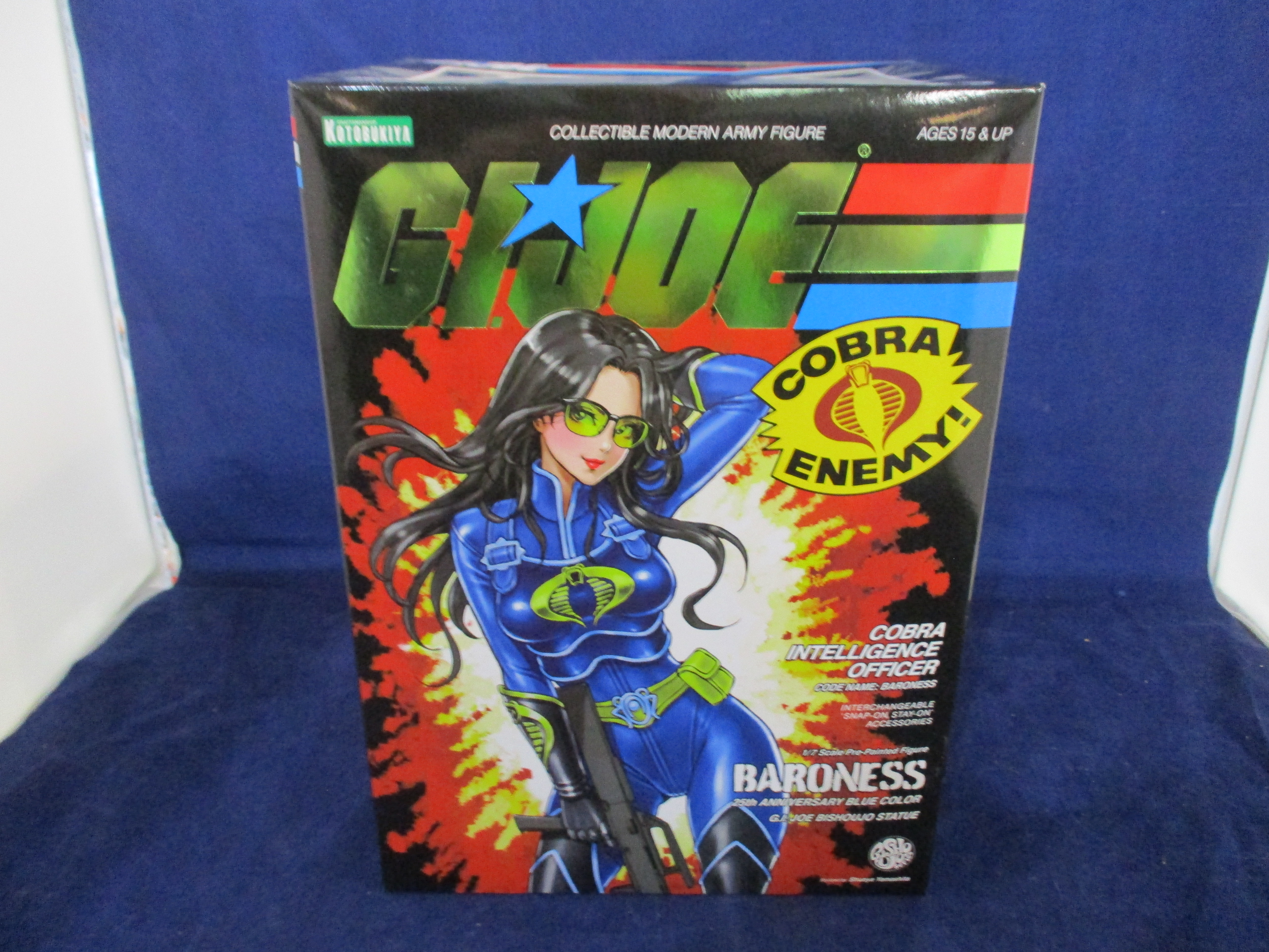 G.I. Joe Baroness 25th Anniversary Blue Bishoujo Statue Kotobukiya