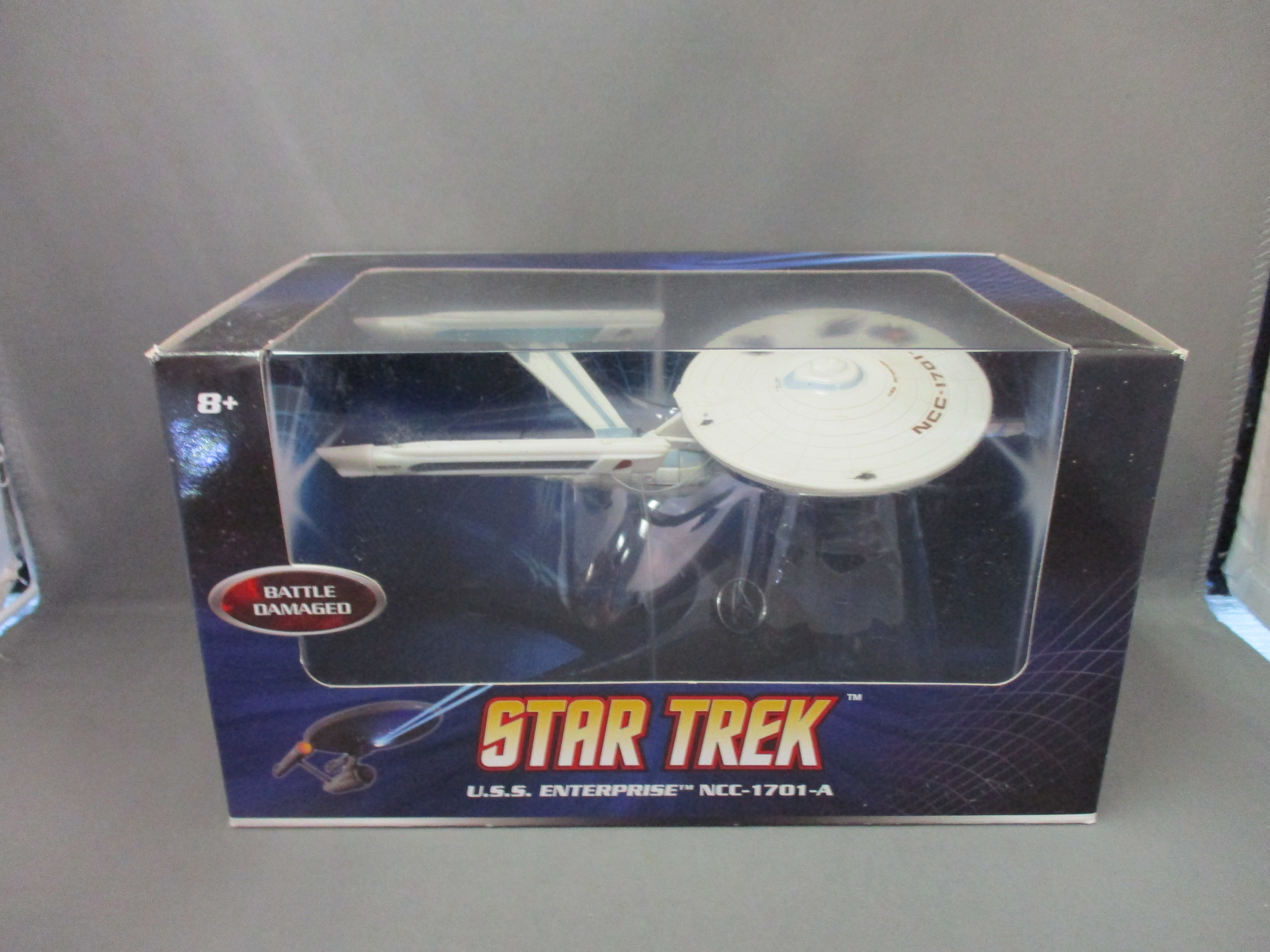 Star Trek Hot Wheels 1:50 Scale U.S.S. Enterprise NCC-1701-A (battle damaged)