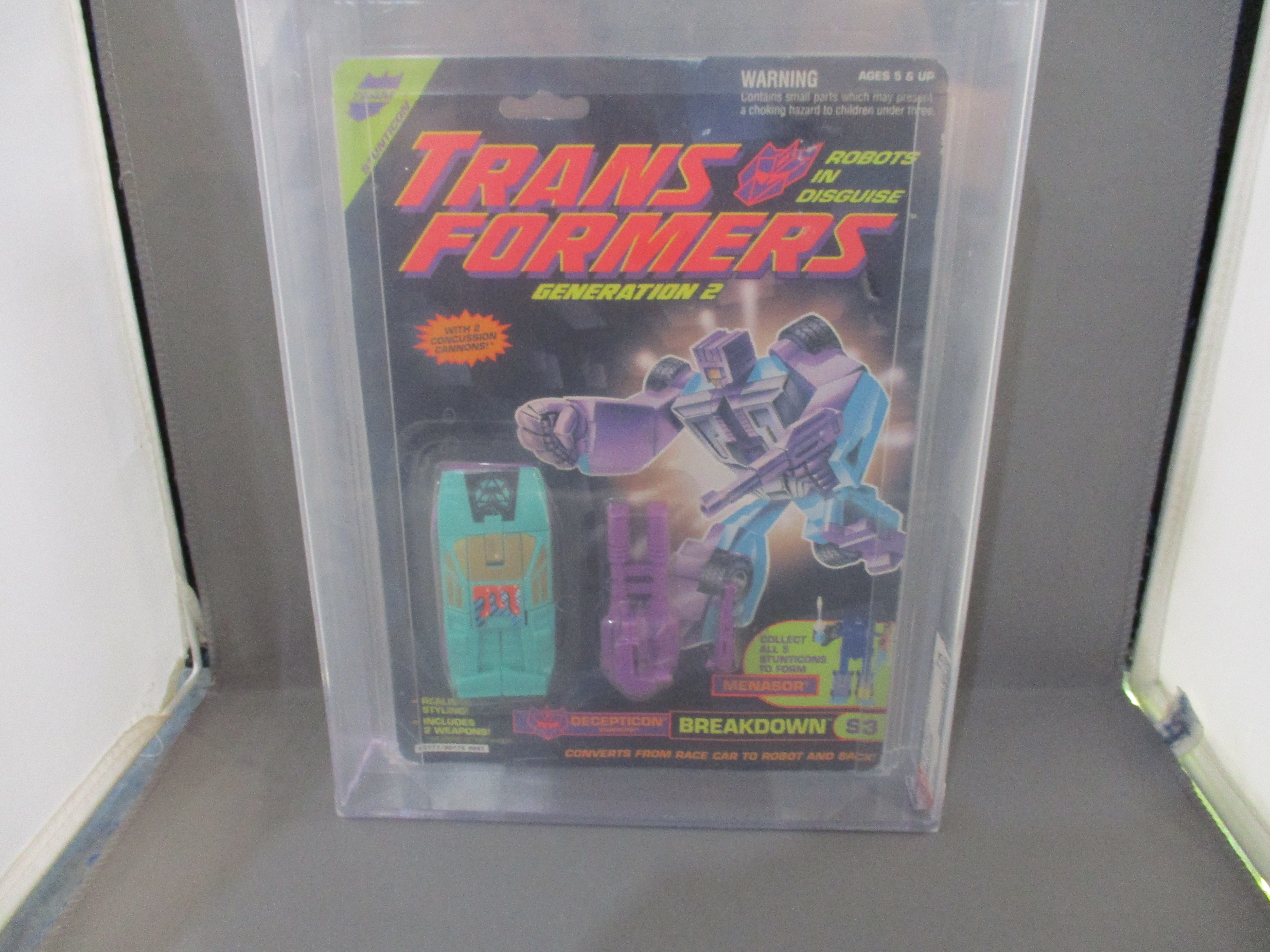 1995 G2 Stunticon Breakdown FX Exclusive AFA Graded 75