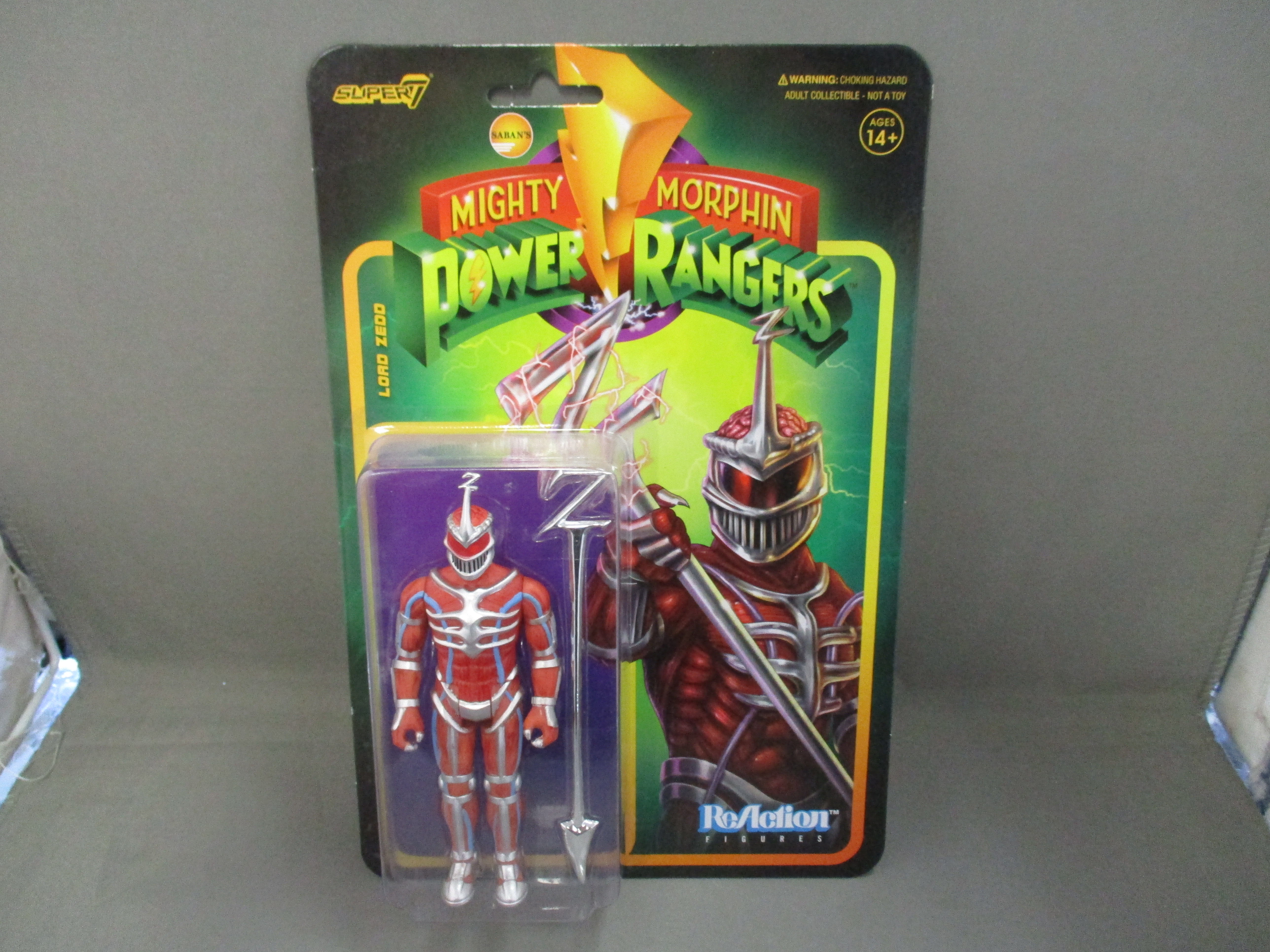 Super7 Mighty Morphin' Power Rangers ReAction Lord Zedd