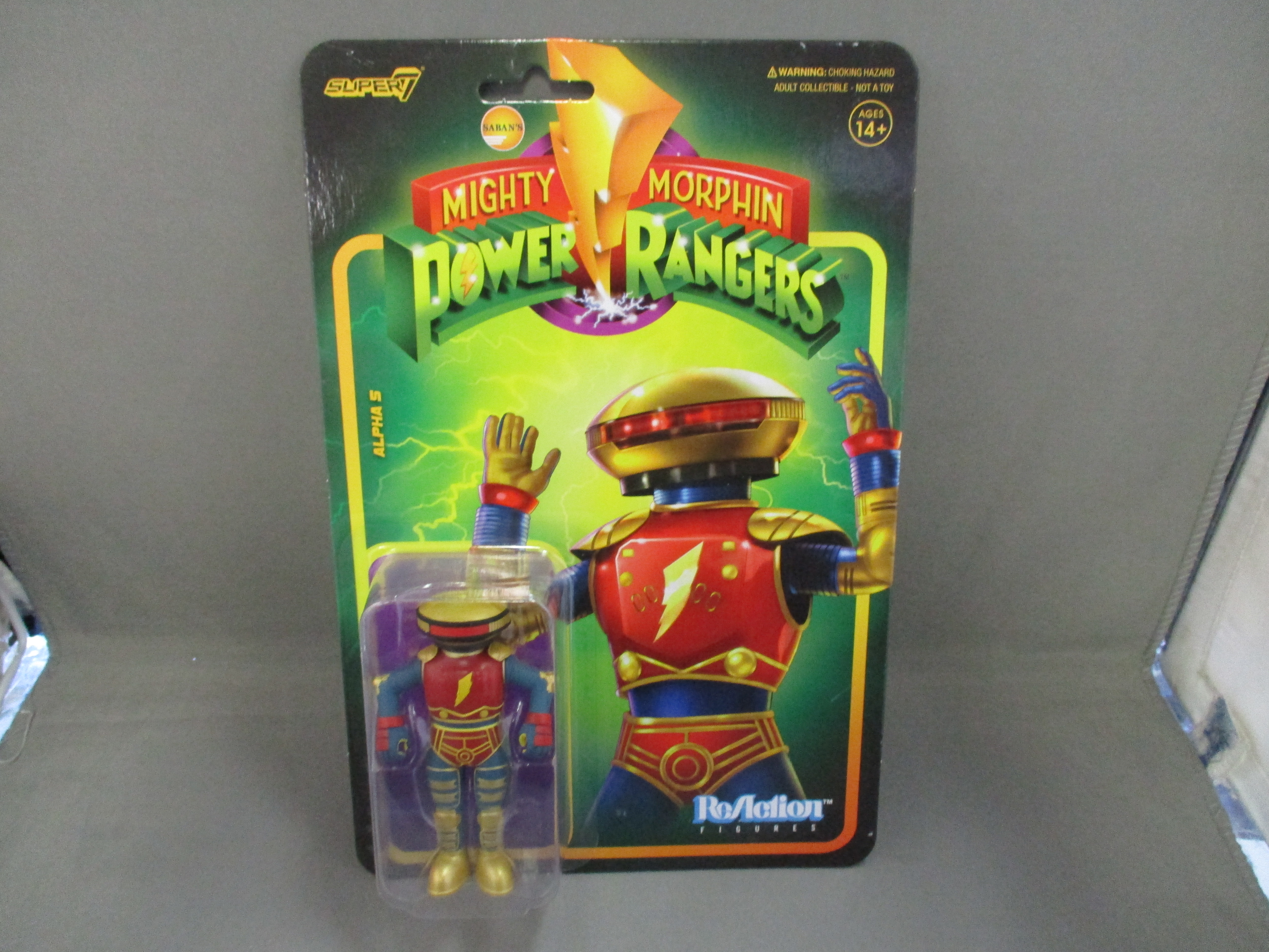 Super7 Mighty Morphin' Power Rangers ReAction Alpha 5