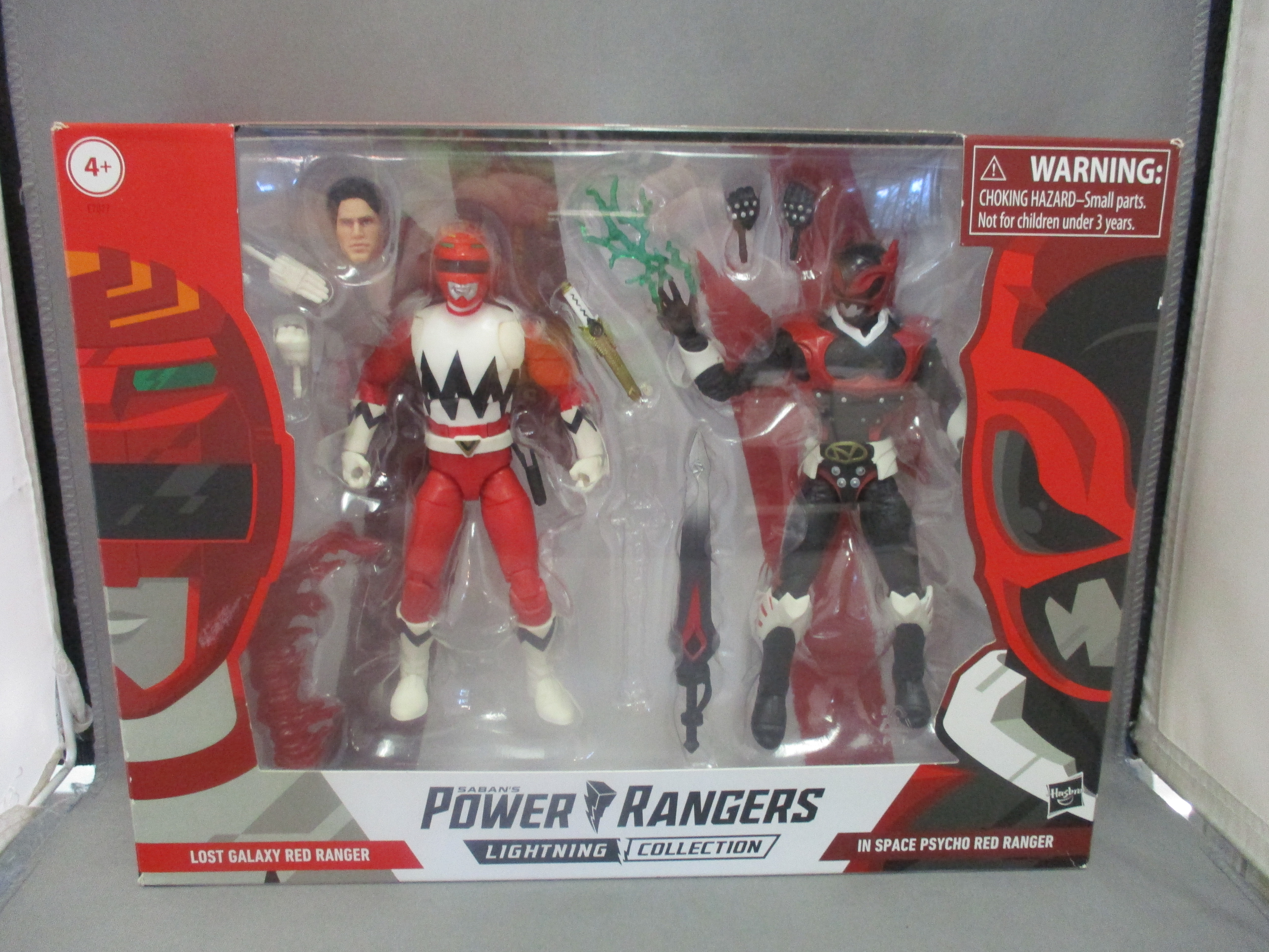 Power Rangers Lightning Collection Lost Galaxy Red Ranger In Space Psycho Ranger 2 pack