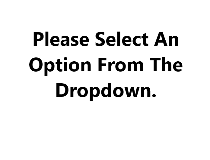 select option from drop down menu