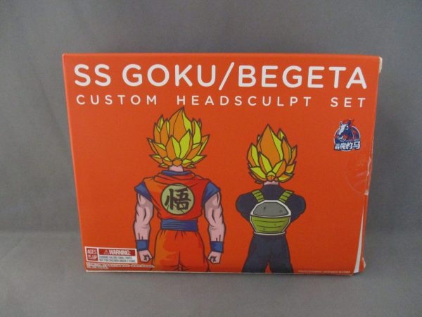 Possessed Horse SS Goku/Vegeta Custom Head Sculpt Set for S.H.Figuarts (Third Party)