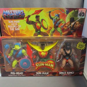 MOTU Origins Sun-Man And The Rulers Of The Sun 3-Pack