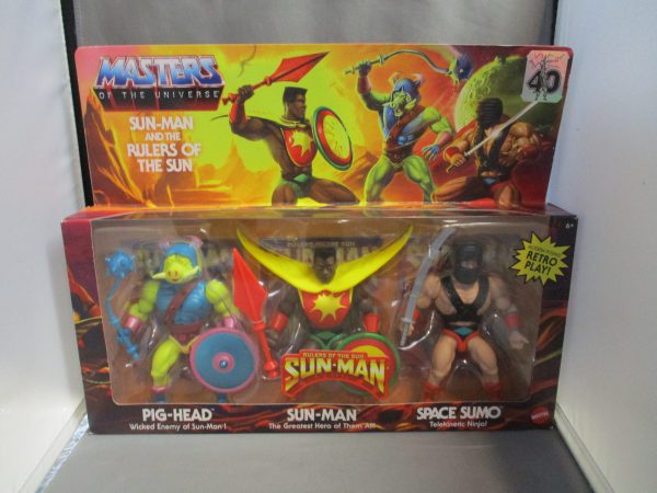 MOTU Origins Sun-Man And The Rulers Of The Sun 3-Pack