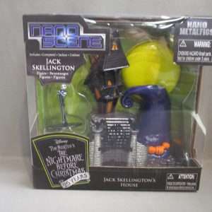 Disney Nightmare Before Christmas Nano Metalfigs Jack Skellingtons House