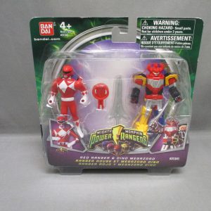 Mighty Morphin Power Rangers Red Ranger & Dino Megazord 3" figures