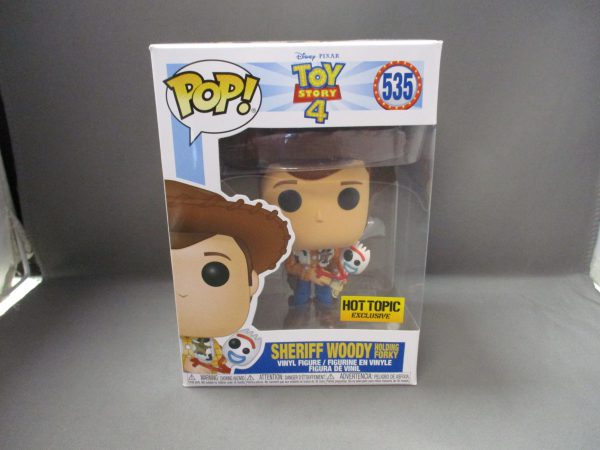 Funko Pop! Pixar #535 Sheriff Woody Holding Forky