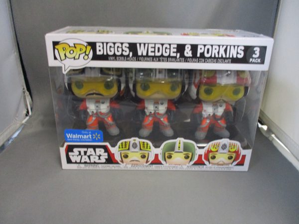 Funko POP! Star Wars 3-Pack Biggs, Wedge, & Porkins