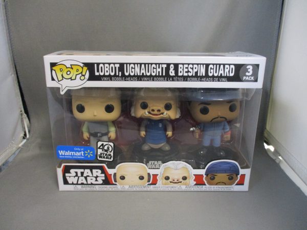 Funko POP! Star Wars 3-Pack Lobot, Ugnaught, & Bespin Guard