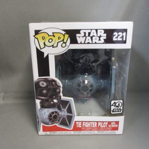 Funko Pop! Star Wars #221 Tie Fighter Pilot with Tie Fighter