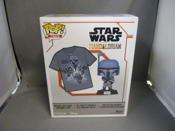 Funko POP! Pop Tee The Mandalorian Death Watch Mandalorian (No Stripes) Size L