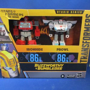 Studio Series 86 Buzzworthy Bumblebee Battle Damage Ironhide & Prowl