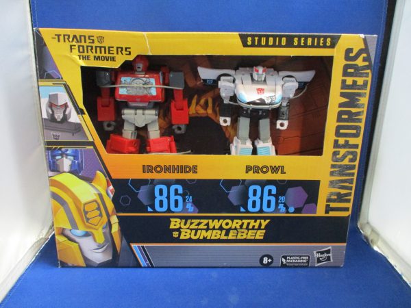 Studio Series 86 Buzzworthy Bumblebee Battle Damage Ironhide & Prowl