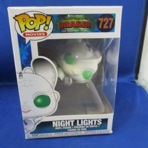 Funko POP! How To Train Your Dragon The Hidden World #727 Night Lights (White with Green Eyes)