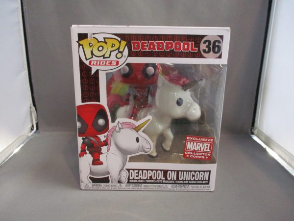 Funko POP! Marvel Rides #36 Deadpool On Unicorn