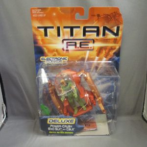 Hasbro Titan A.E. Deluxe Power-Crush Exo Suit And Cale