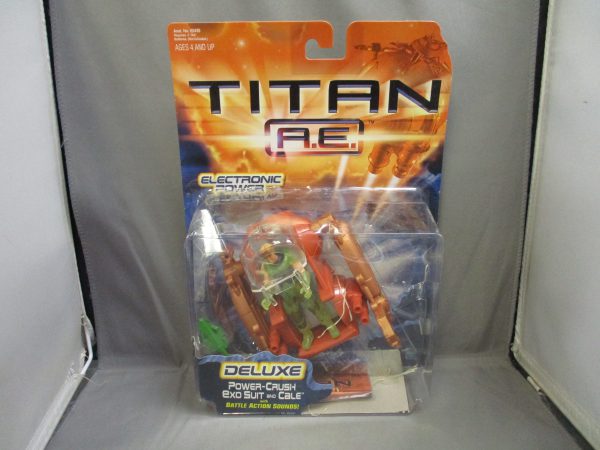 Hasbro Titan A.E. Deluxe Power-Crush Exo Suit And Cale