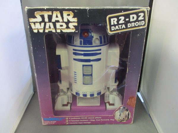 Star Wars R2-D2 Data Droid Cassette Tape Player W/Sound Effects