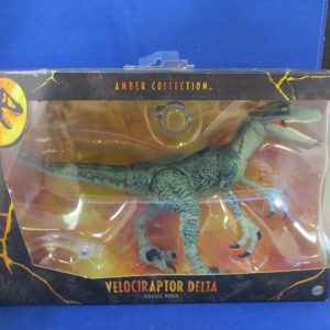 Jurassic Park Amber Collection Velociraptor Delta