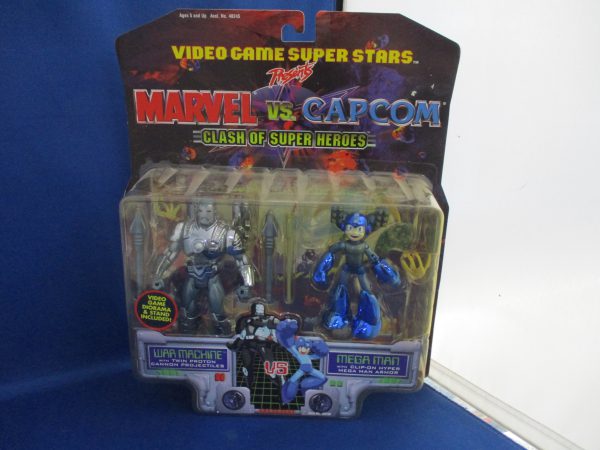 Toybiz Video Game Superstars Marvel Vs. Capcom War Machine Vs. Mega Man