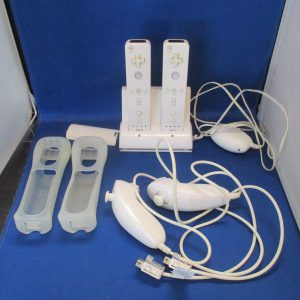 Nintendo Wii Remotes & Nunchucks & Charging Station