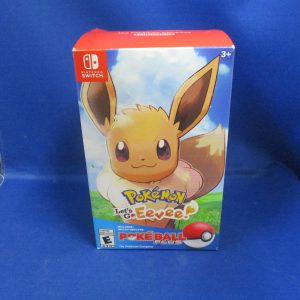 Nintendo Switch Pokemon Let's Go Eevee with Pokeball Plus