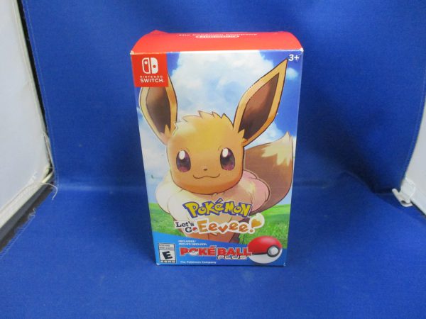 Nintendo Switch Pokemon Let's Go Eevee with Pokeball Plus